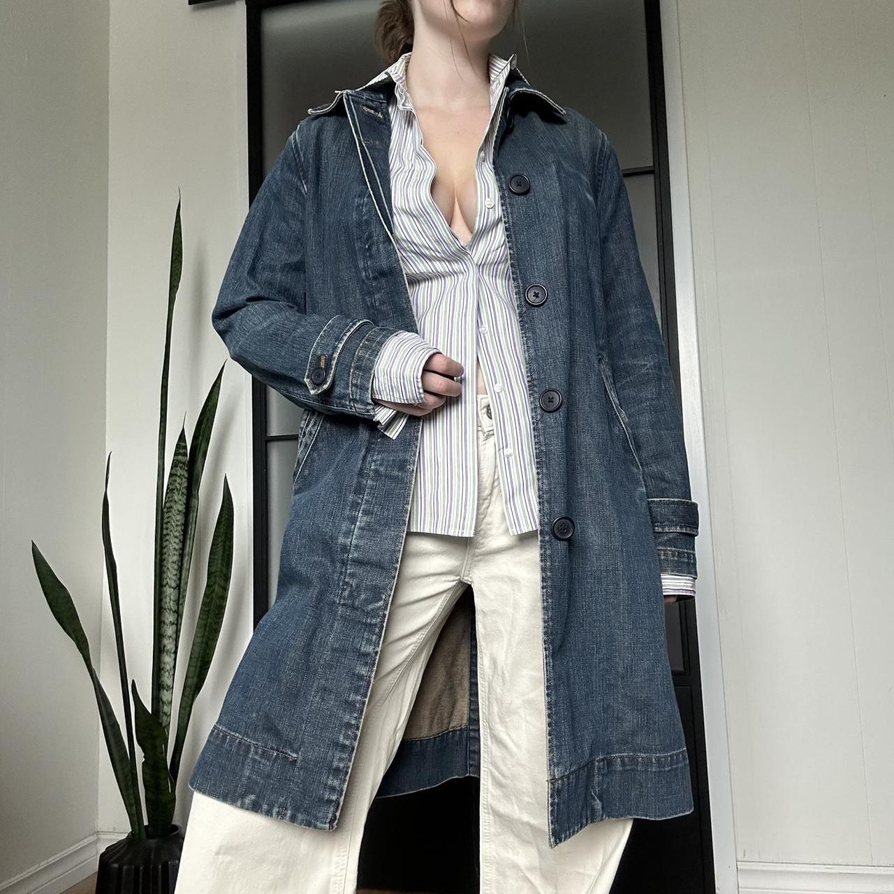 Gap denim clearance duster jacket