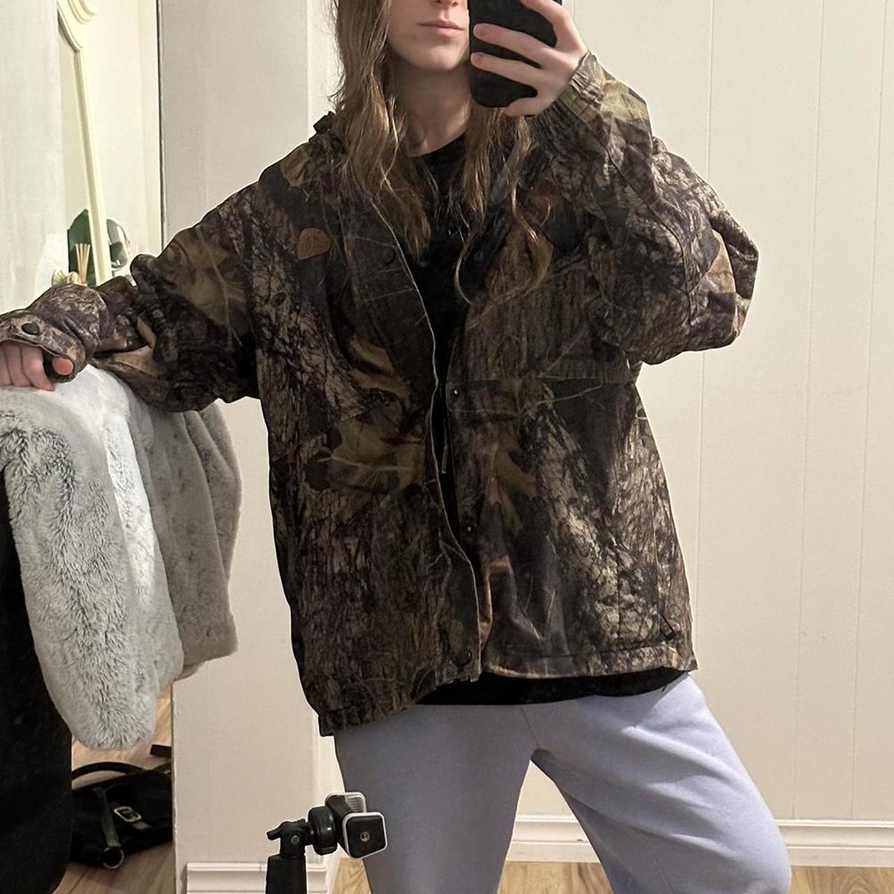 1990s Vintage Oversized Camo Jacket Brand Depop