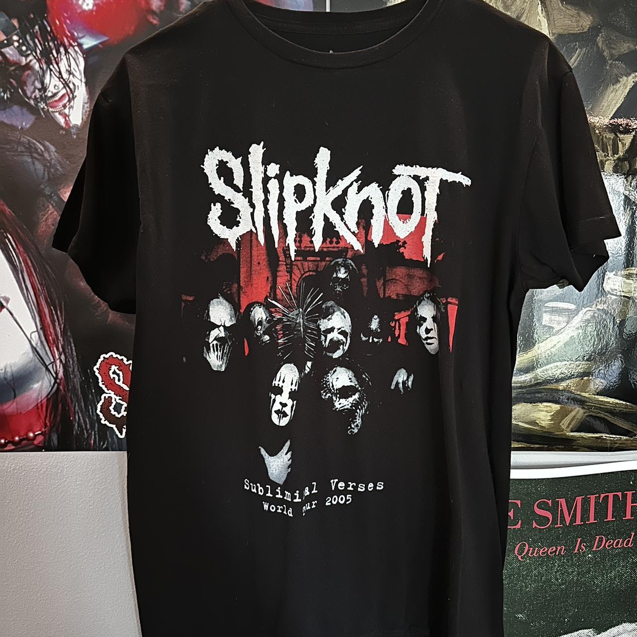 Slipknot ‘Subliminal Verse’ World Tour 2005 Shirt •...