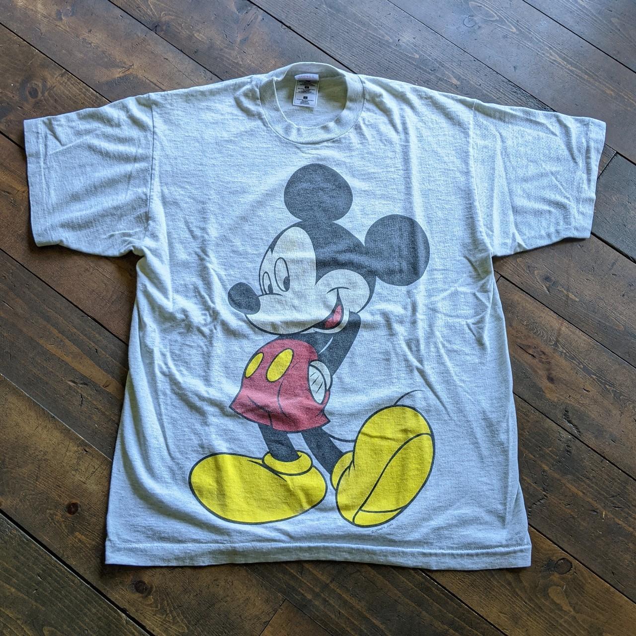 Vintage 90s Disney Mickey Mouse cartoon t-shirt. ... - Depop