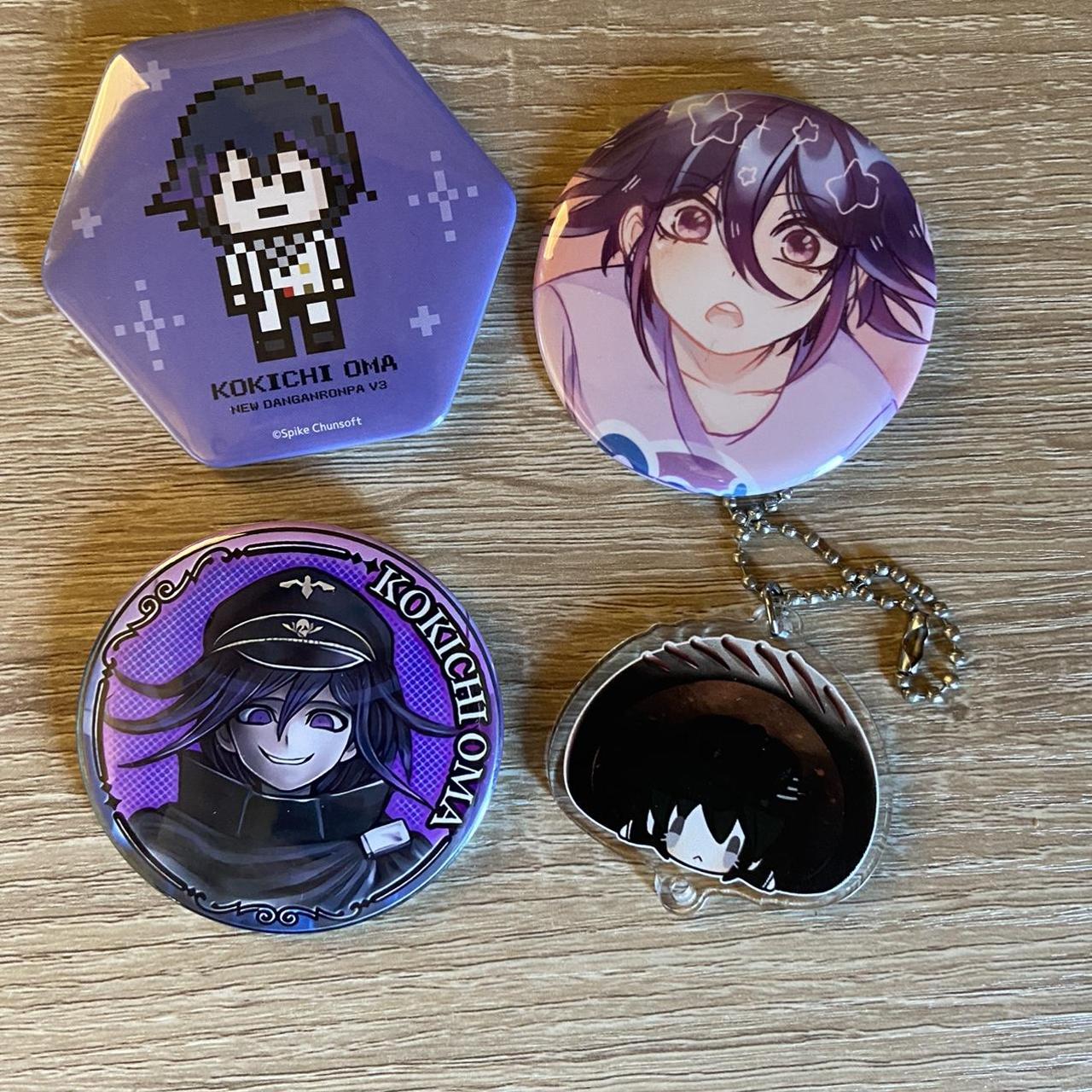 Kokichi Oma/Shuichi Saihara merch 💕🌸 $10 each but... - Depop