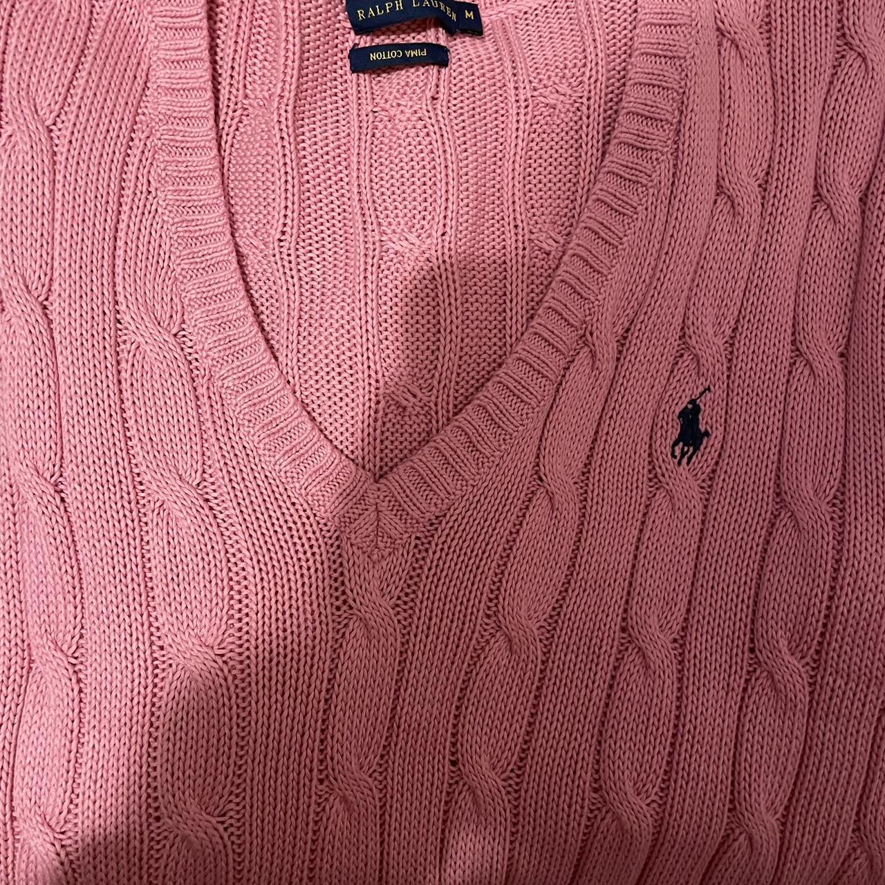 Pink Ralph lauren jumper - Depop