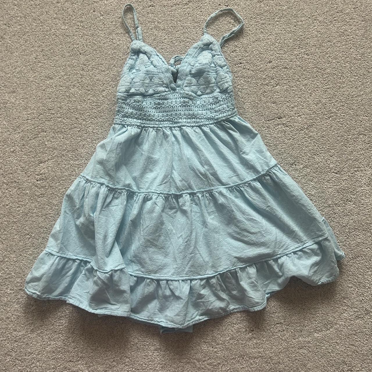 light blue sundress - Blanco by Nature - bought in... - Depop