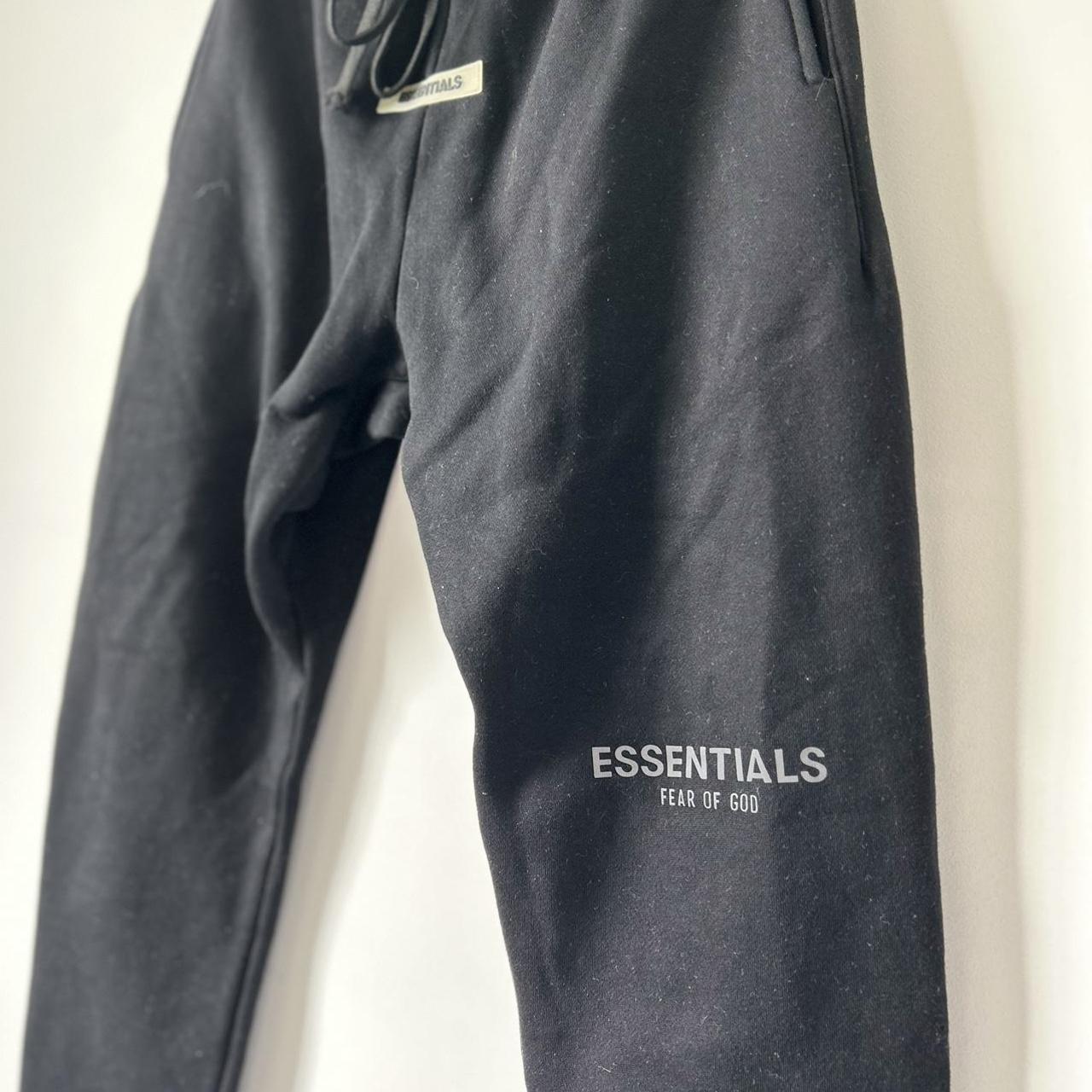Essentials Fear of god joggers in black. Selling for... - Depop