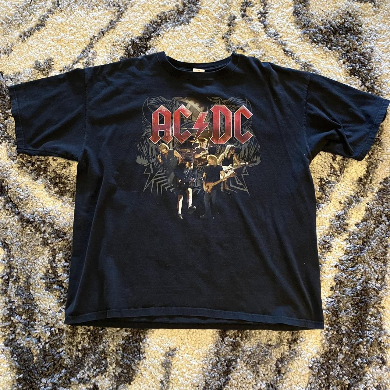 Y2K AC/DC Black Ice Tour Tee This 2008/2009... - Depop