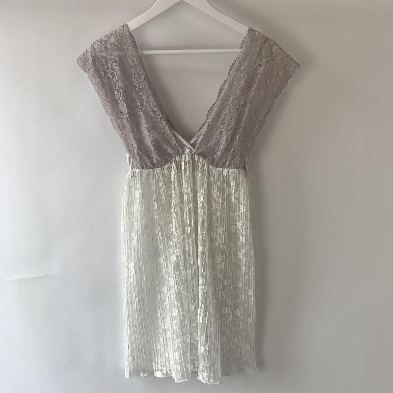 00s purple lace slip dress Brand is Intimissimi In... - Depop