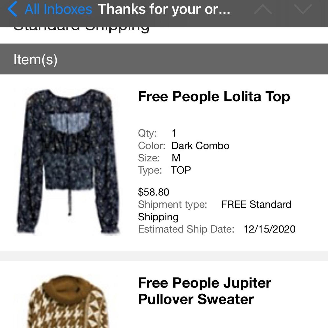 Free People Lolita outlet Top in Dark Combo