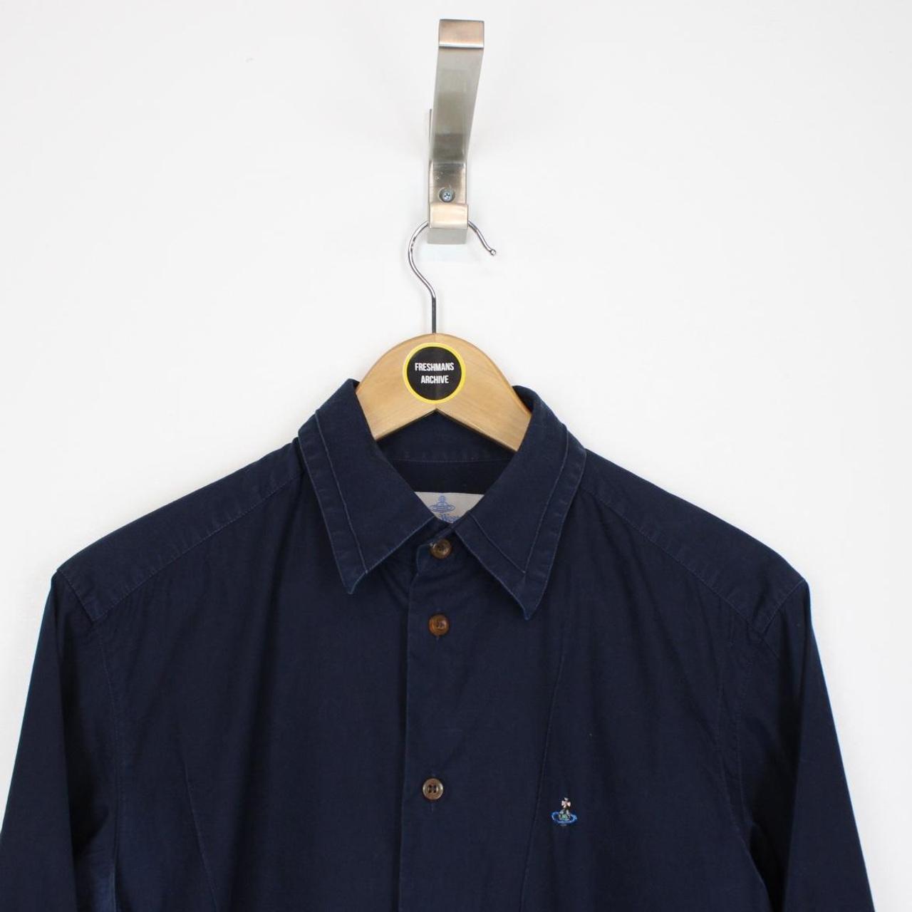 Vivienne Westwood Men's Navy Polo-shirts | Depop