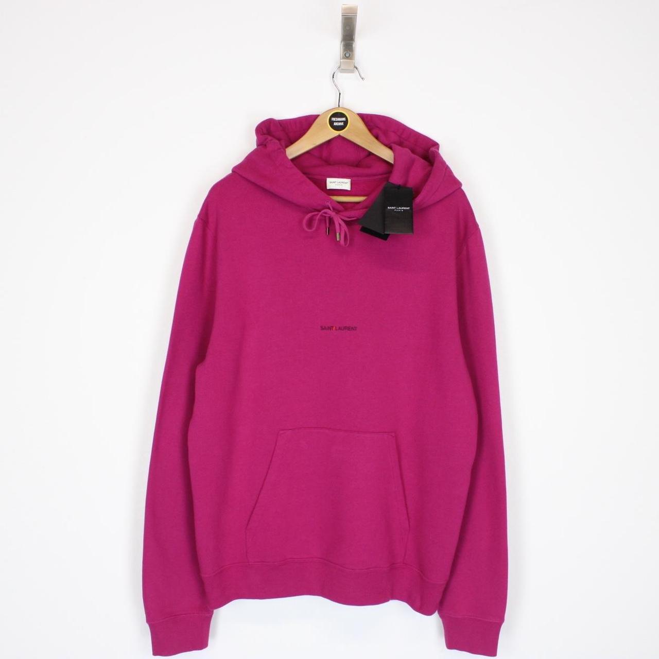 Saint laurent sale pink hoodie