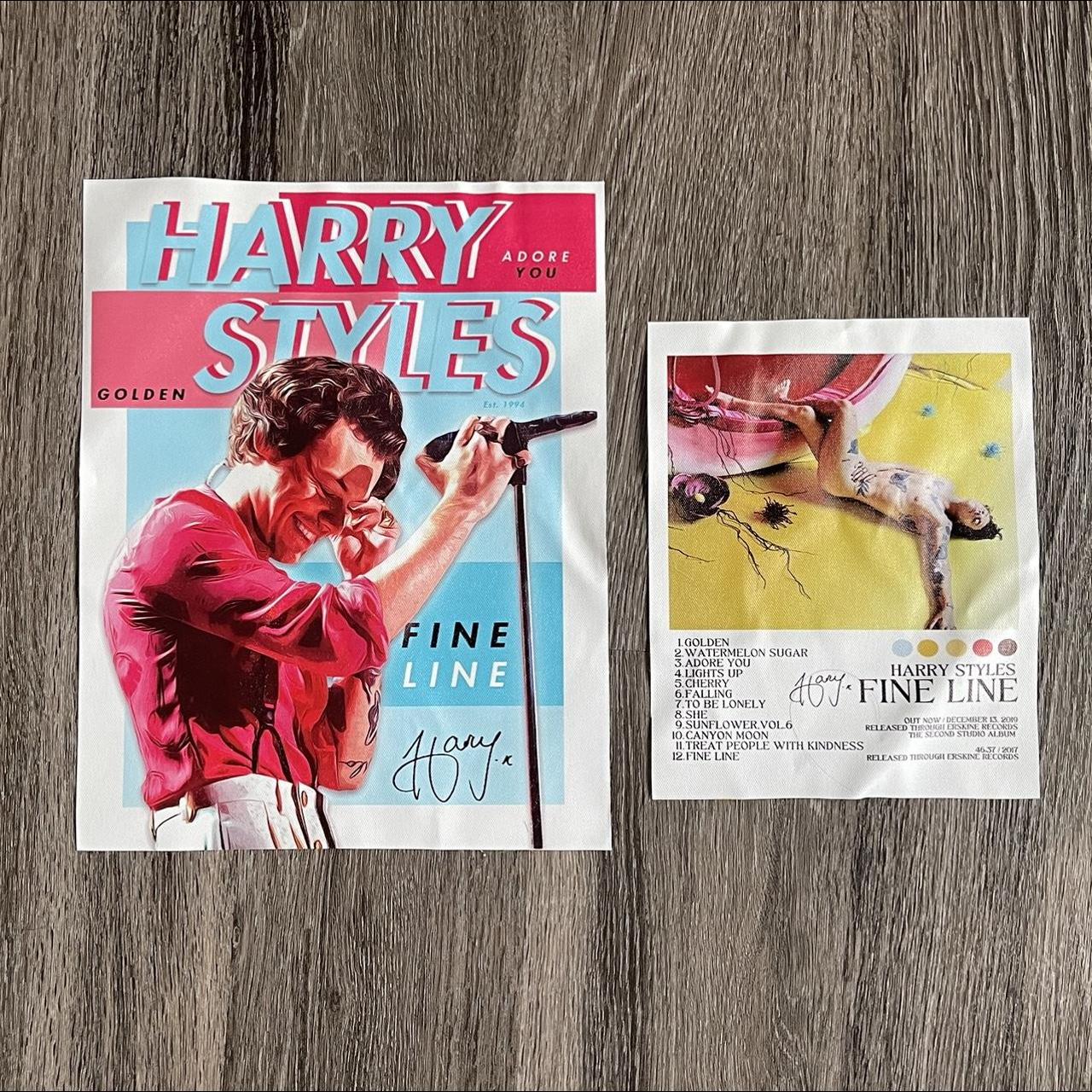 Harry Styles Canvas Poster Wall Decor Fine Line Depop