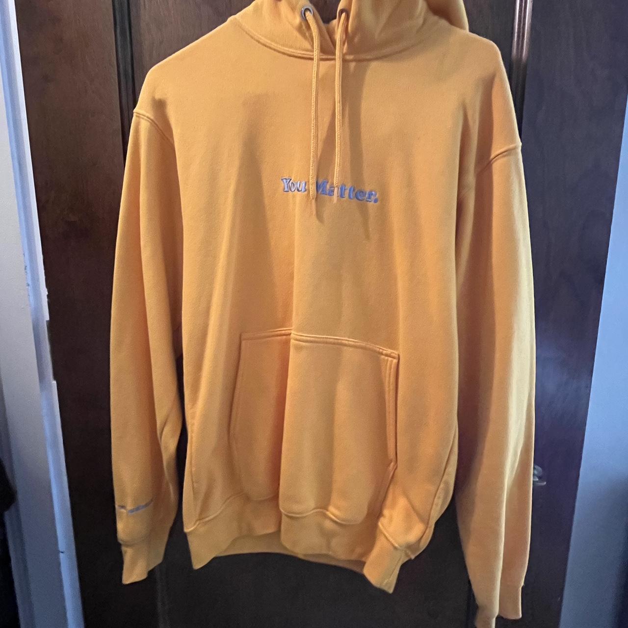 Yellow you sale matter hoodie