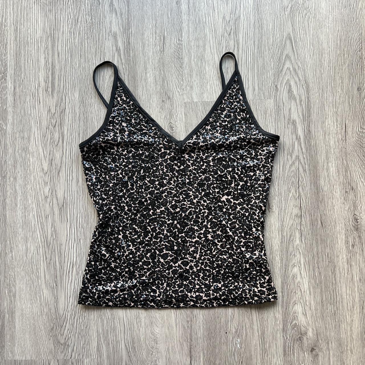 Vintage Charlotte Russe Cheetah Print Tank Top Depop