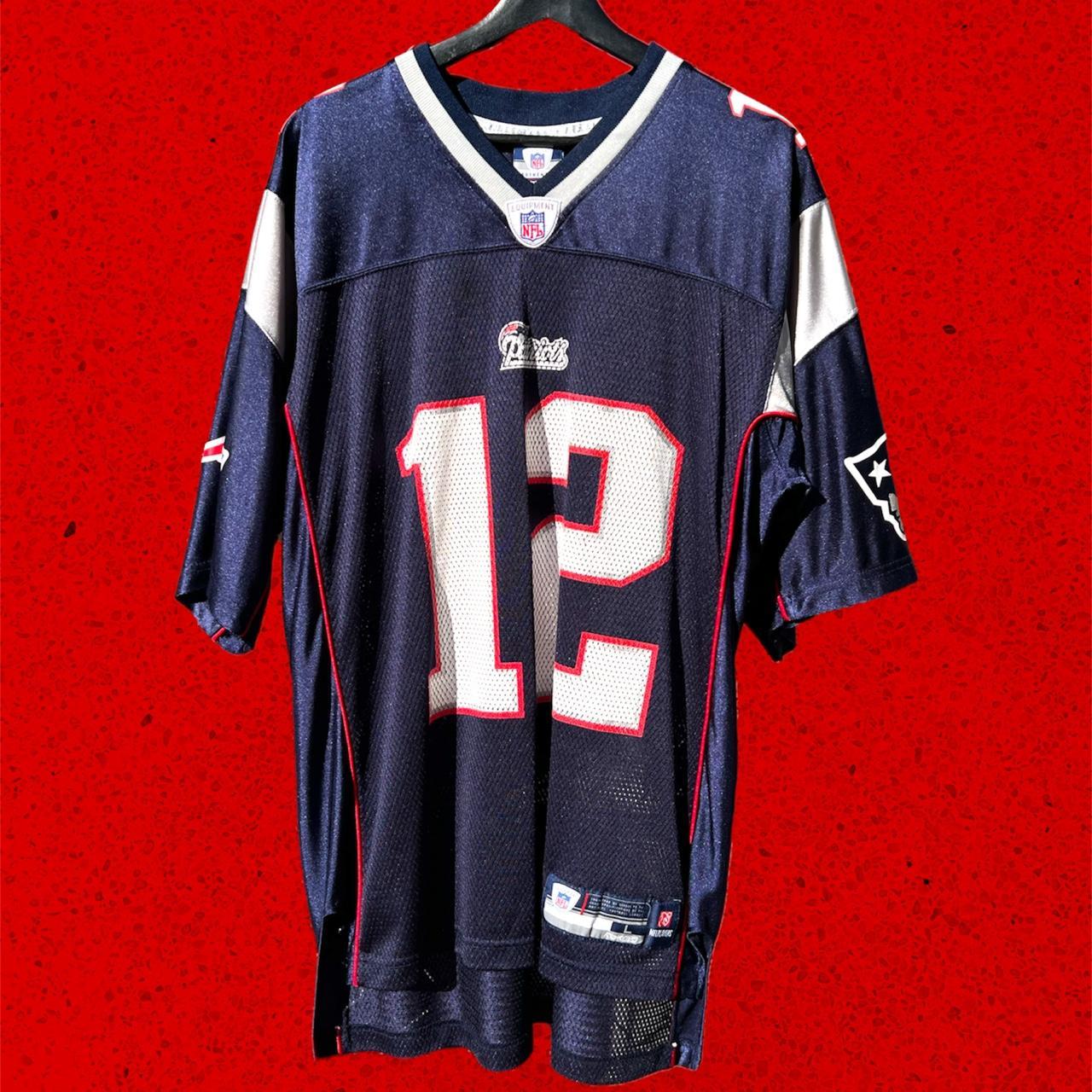 Reebok, Shirts, Vintage New England Patriots Tom Brady Jersey