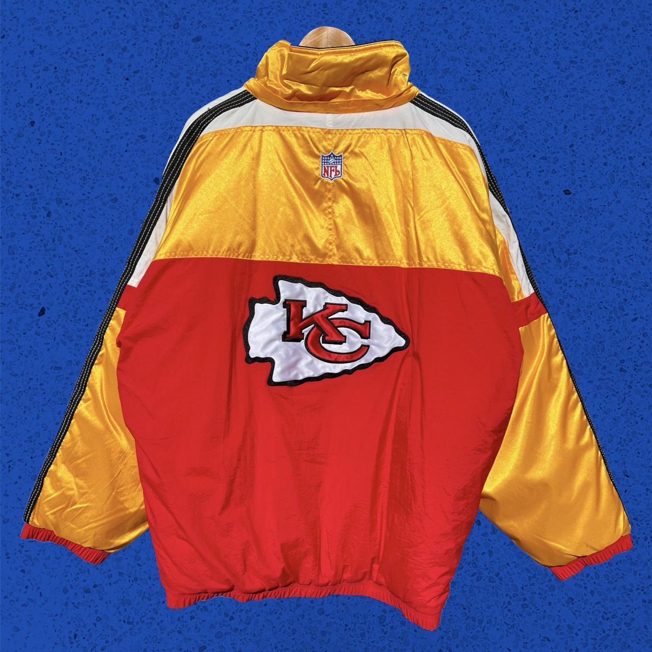 Kansas City Chiefs Starter Pullover Puffer (M) – Retro Windbreakers