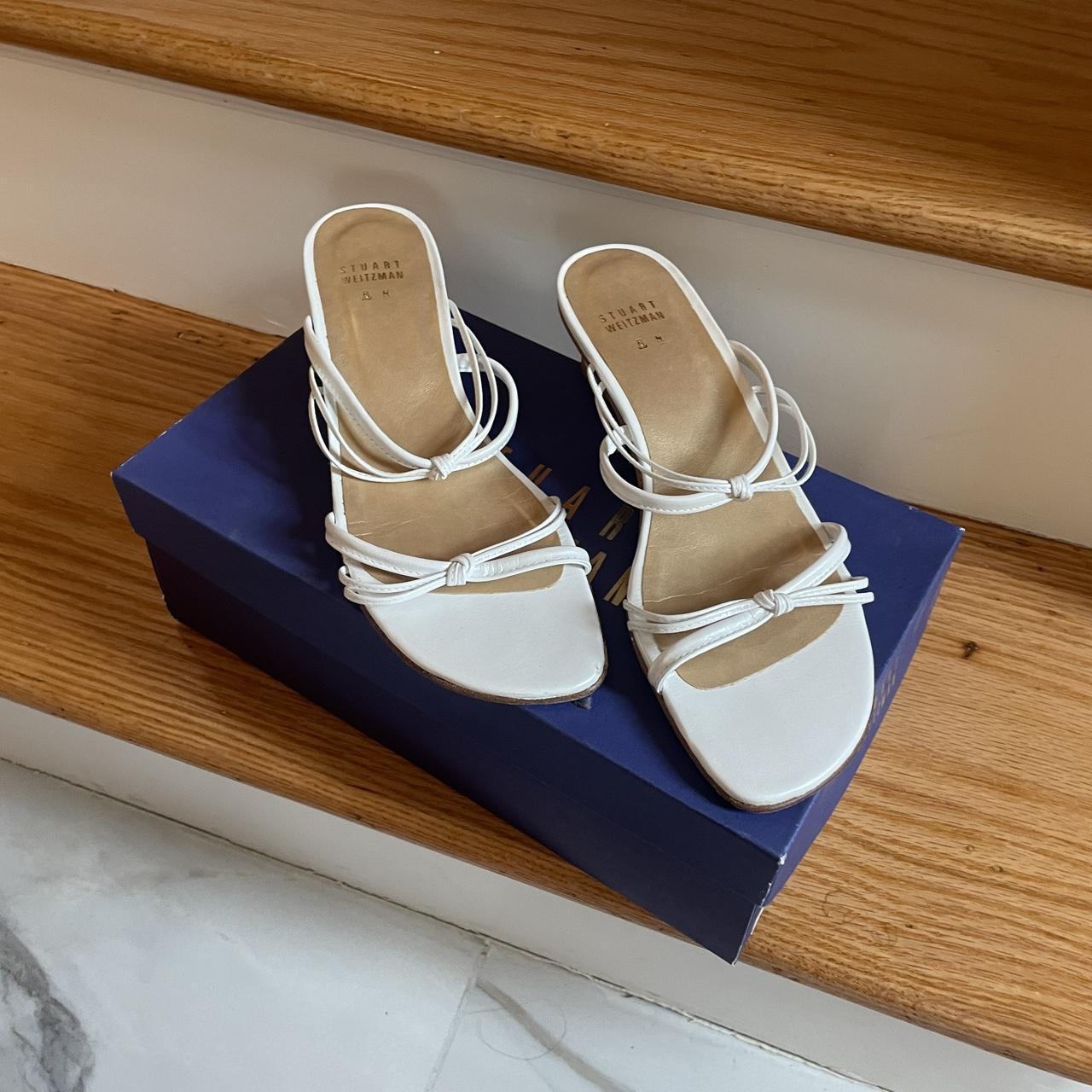 Stuart Weitzman Women's White Sandals