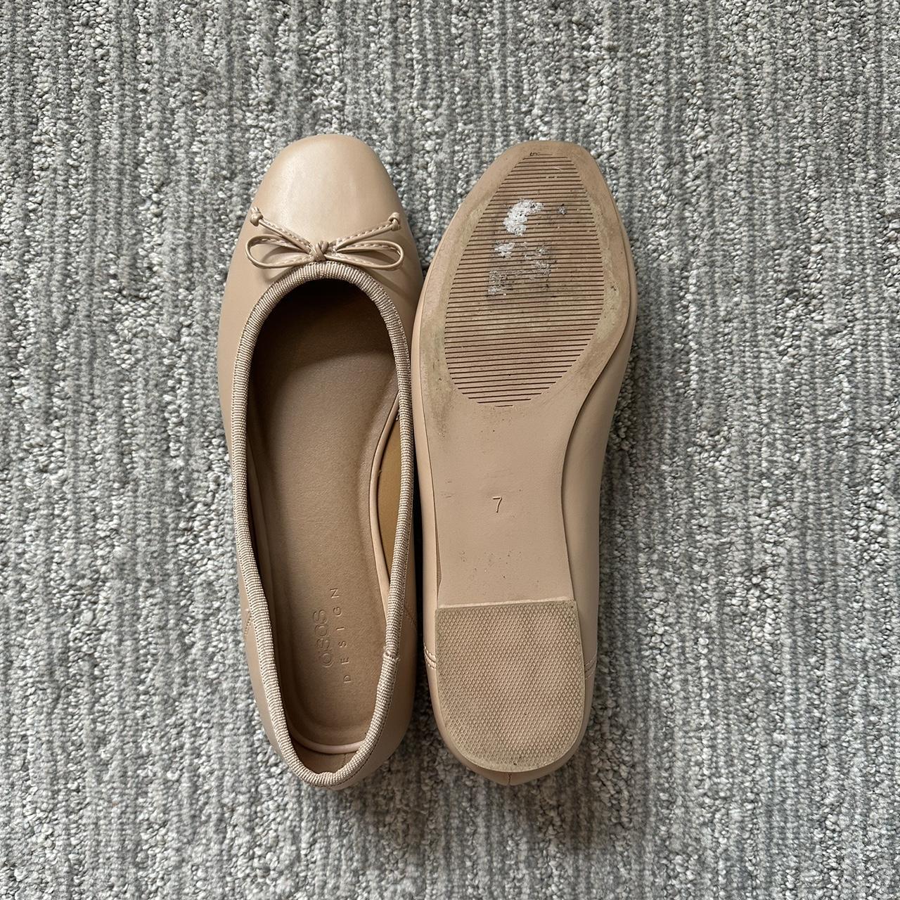 asos nude flats