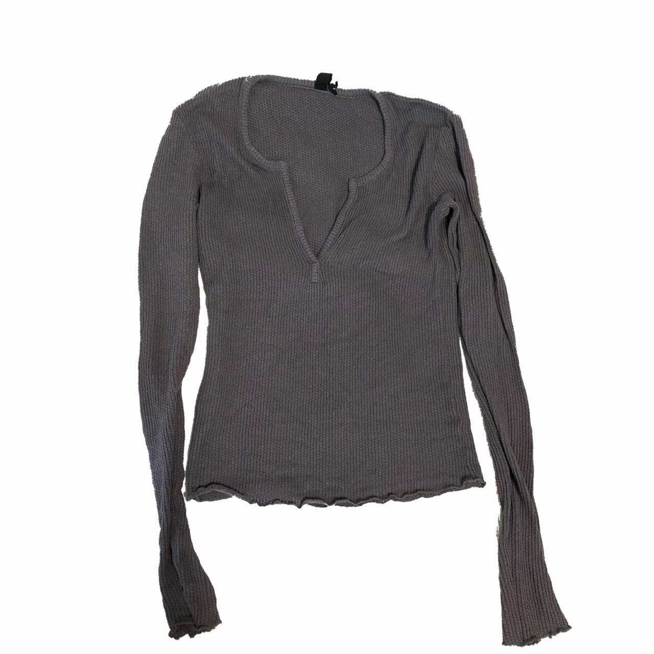 urban-outfitters-women-s-grey-blouse-depop