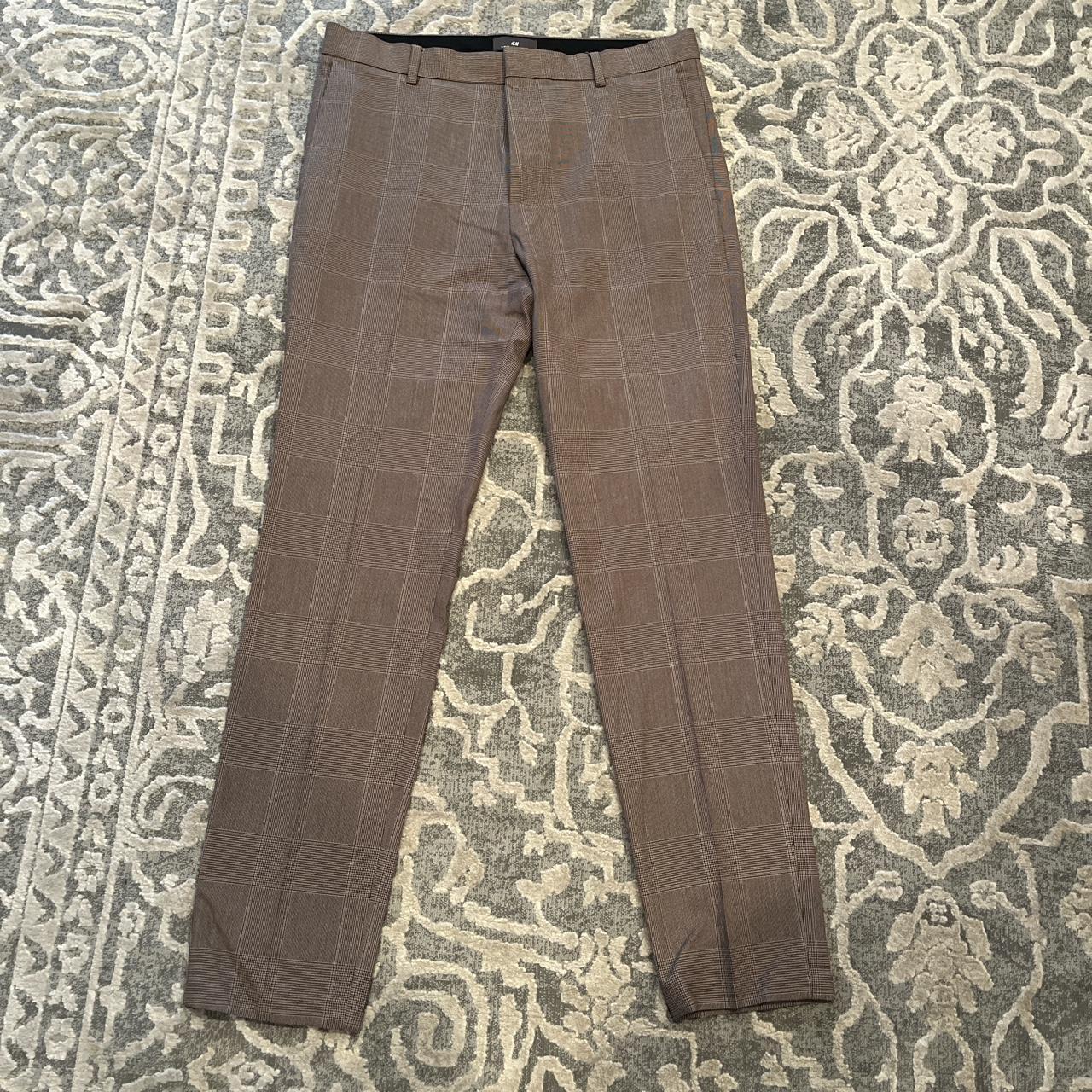 H&m plaid sales pants mens