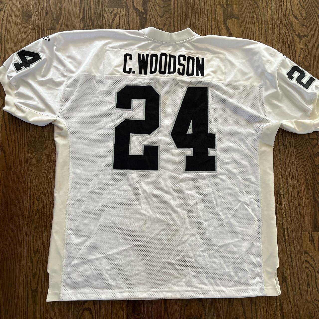 Reebok Oakland Raiders Charles Woodson Jersey –