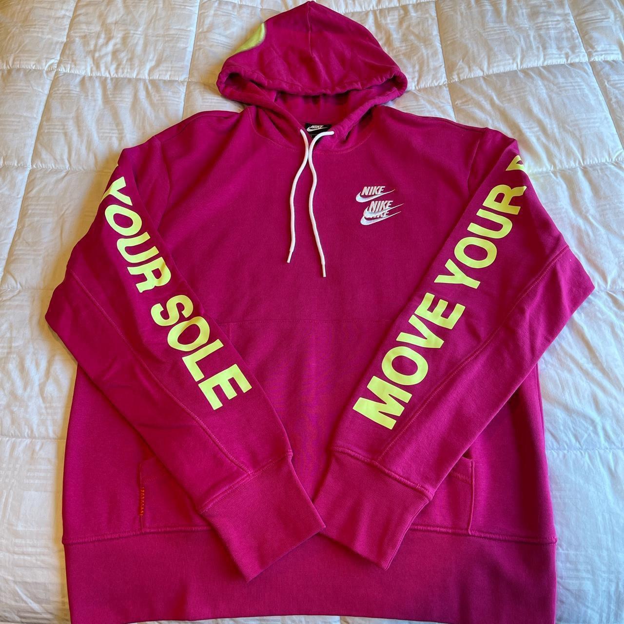 neon pink mens hoodie