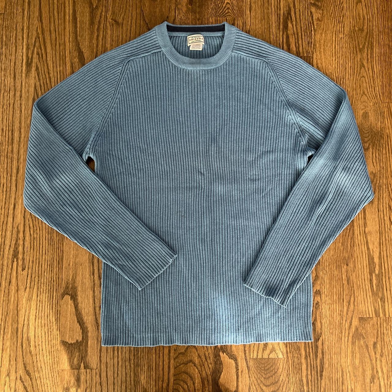 Arizona Jeans Company Baby Blue Sweater Mens Extra