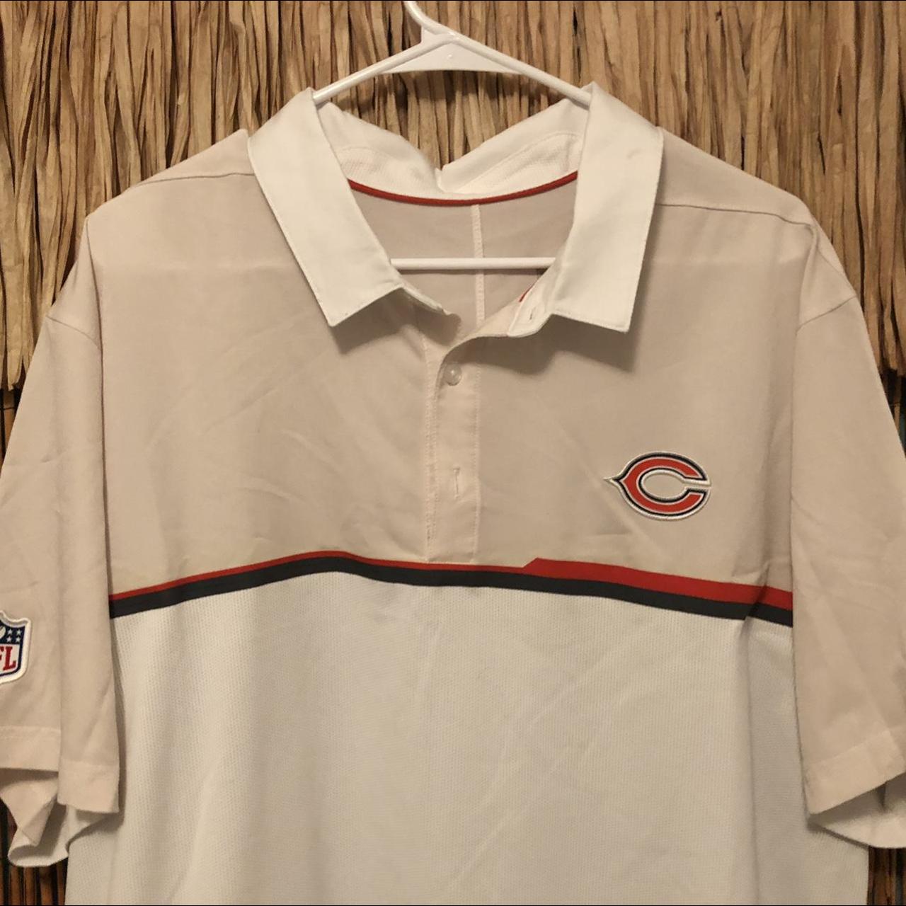 Chicago Bears Nike Apparel Mens Size XL Dri-Fit Polo - Depop