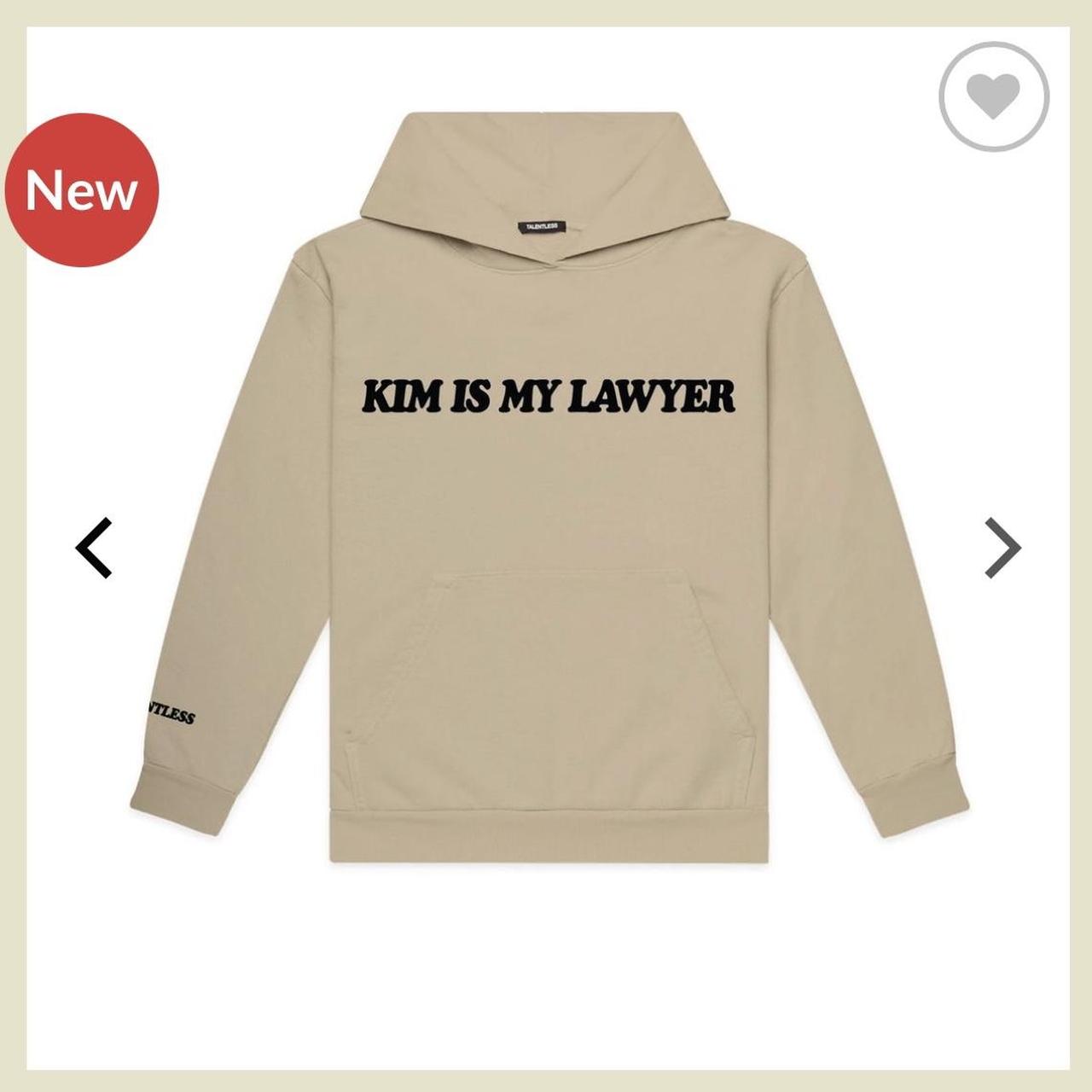 Kim is a lawyer sweatshirt from Talentless I ve. Depop