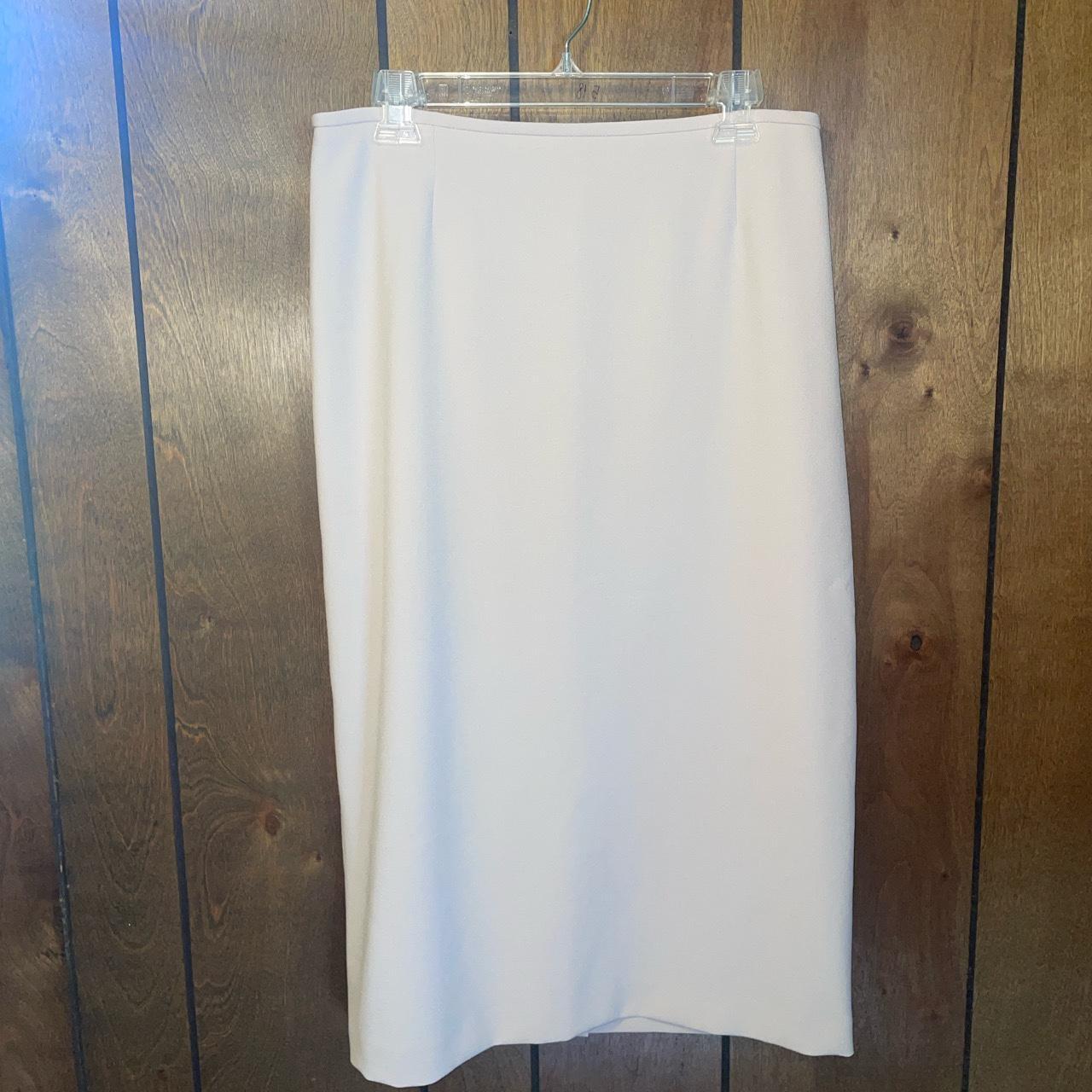 Vintage Preston and York size 8 crème colored skirt Depop
