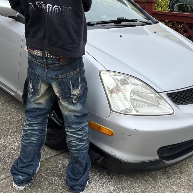 Lil skies hot sale lv jeans