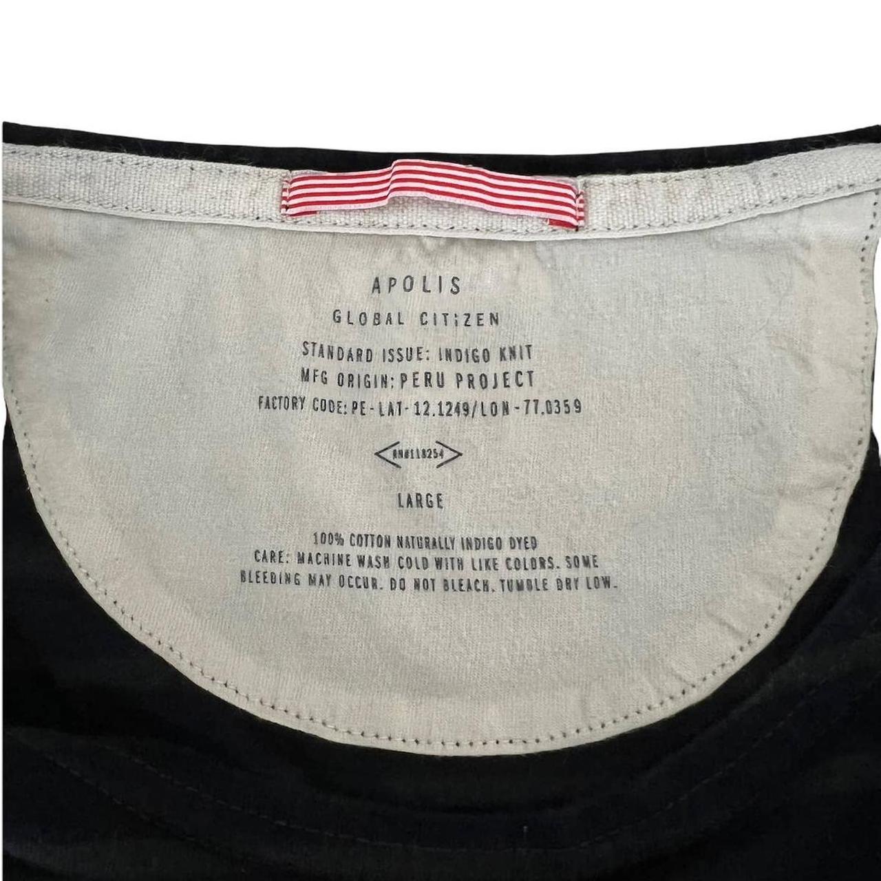 Apolis Women's Blue and Grey T-shirt (3)