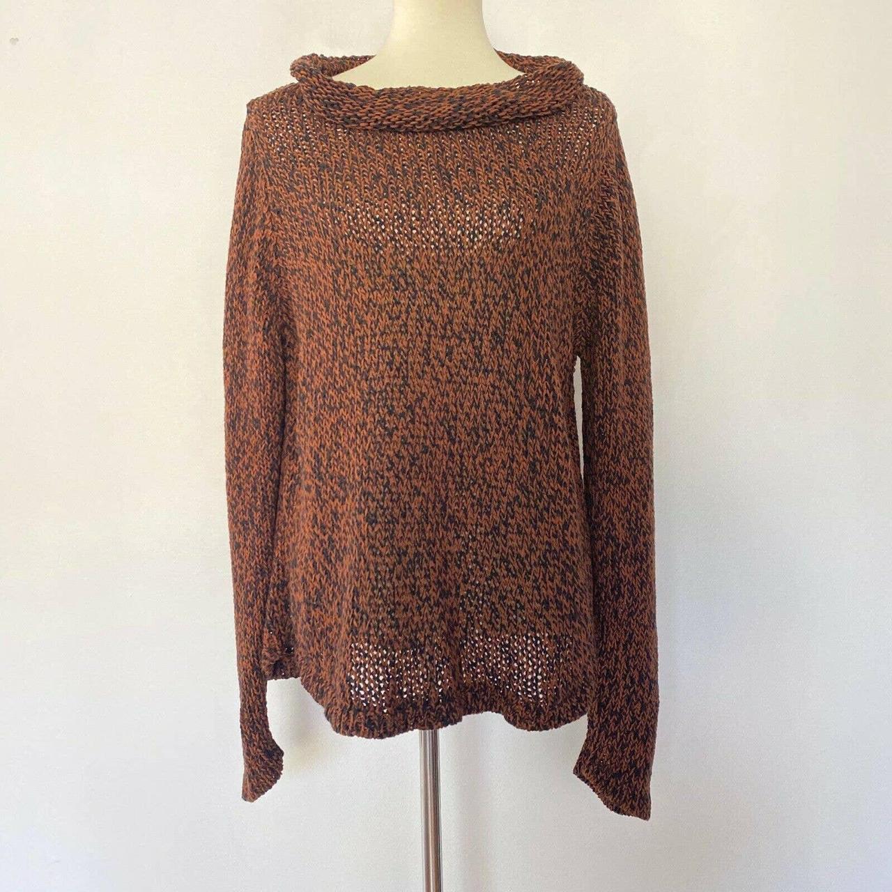 Eileen Fisher Women's Brown Hoodie | Depop