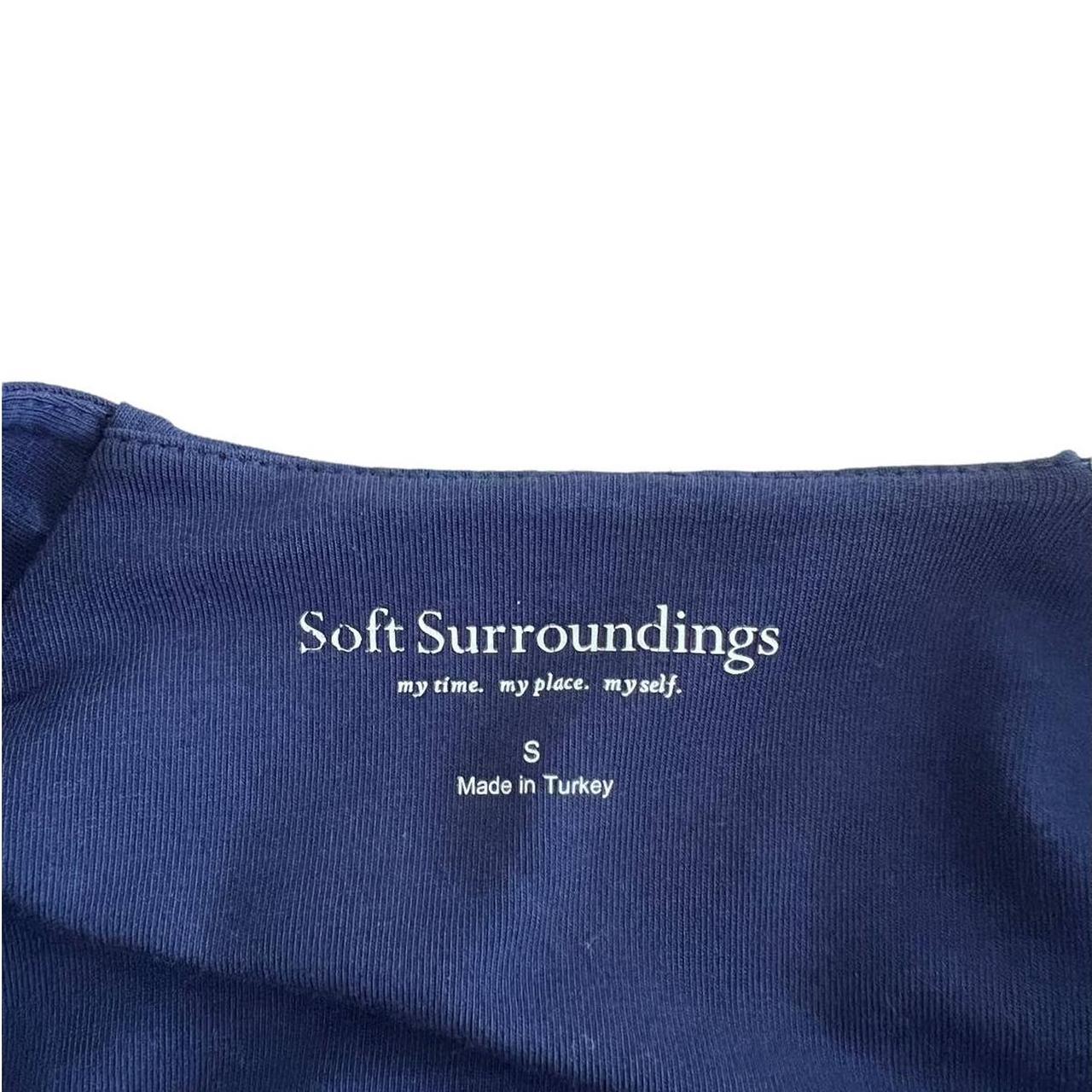 Soft Surroundings Size XL Boho Black Faux Wrap - Depop