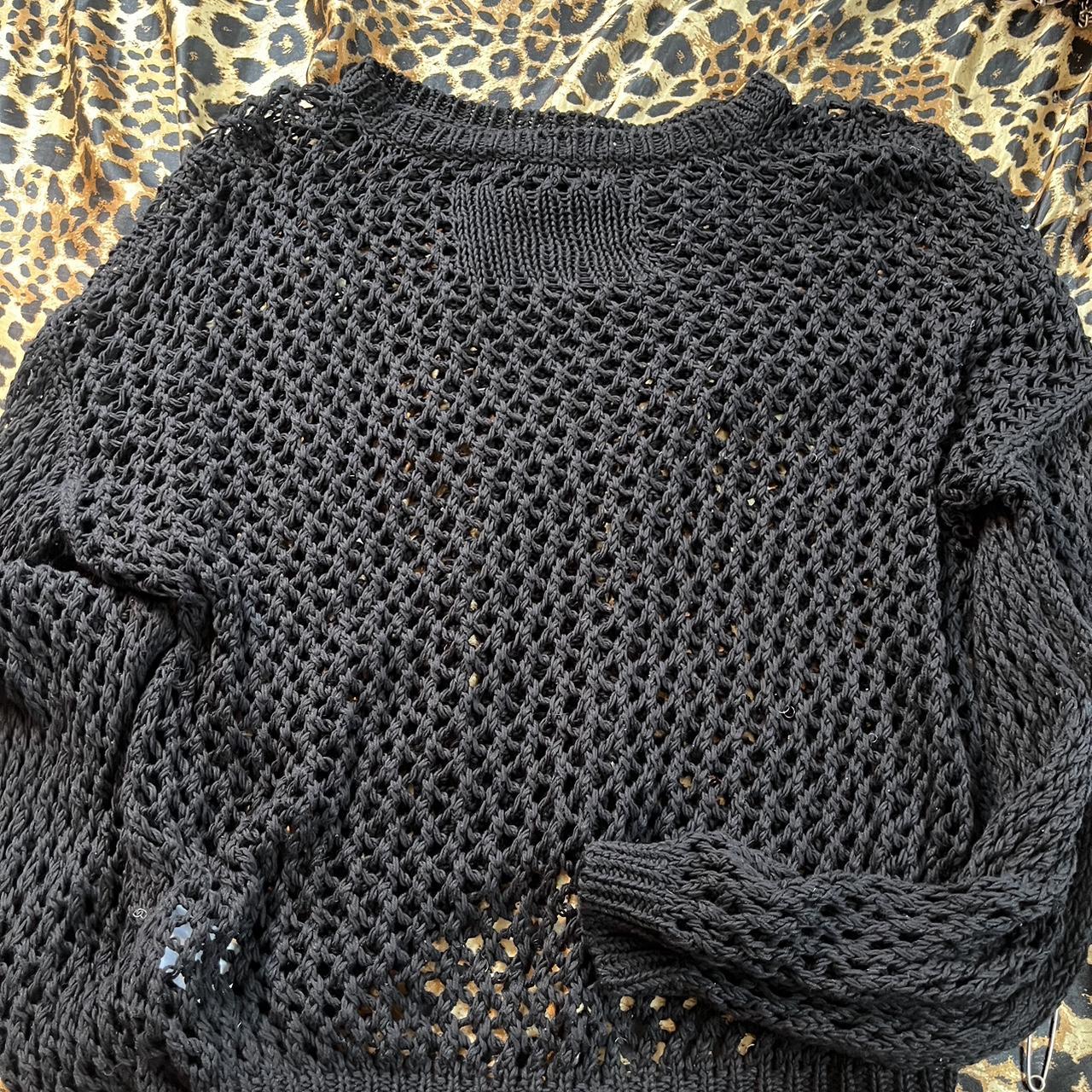 Racer Worldwide original black knit cross... - Depop