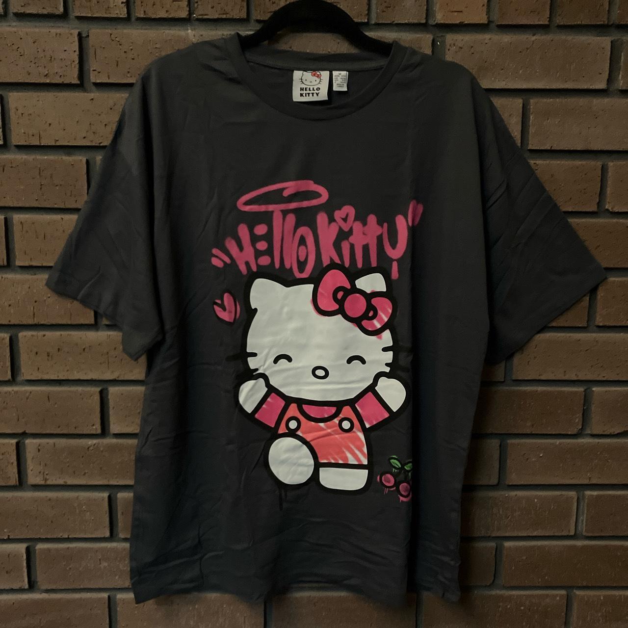 Hello Kitty Stoner Shirt 🖤💕 1/1 Shirt Designed By - Depop