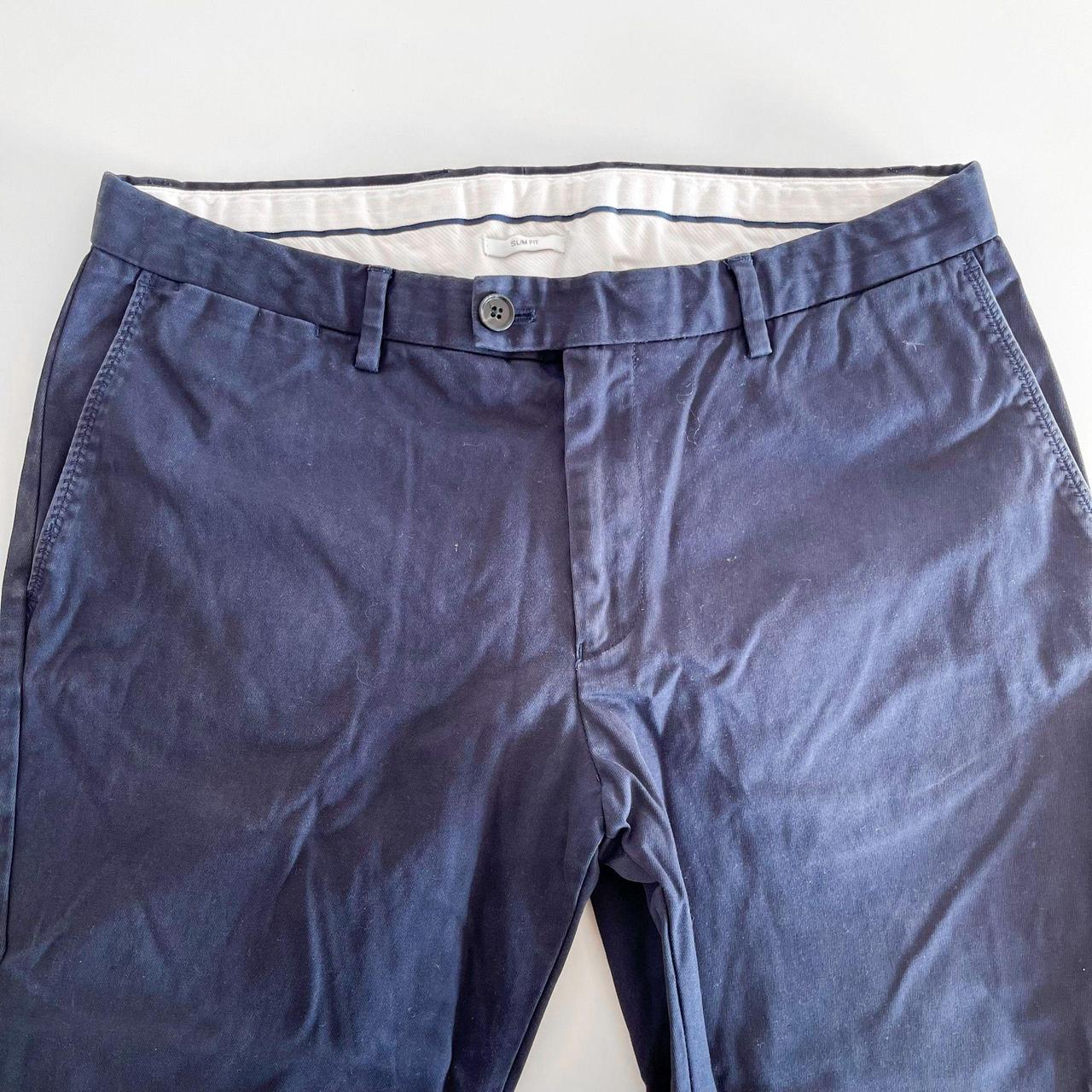 Reiss Men's Blue Trousers | Depop