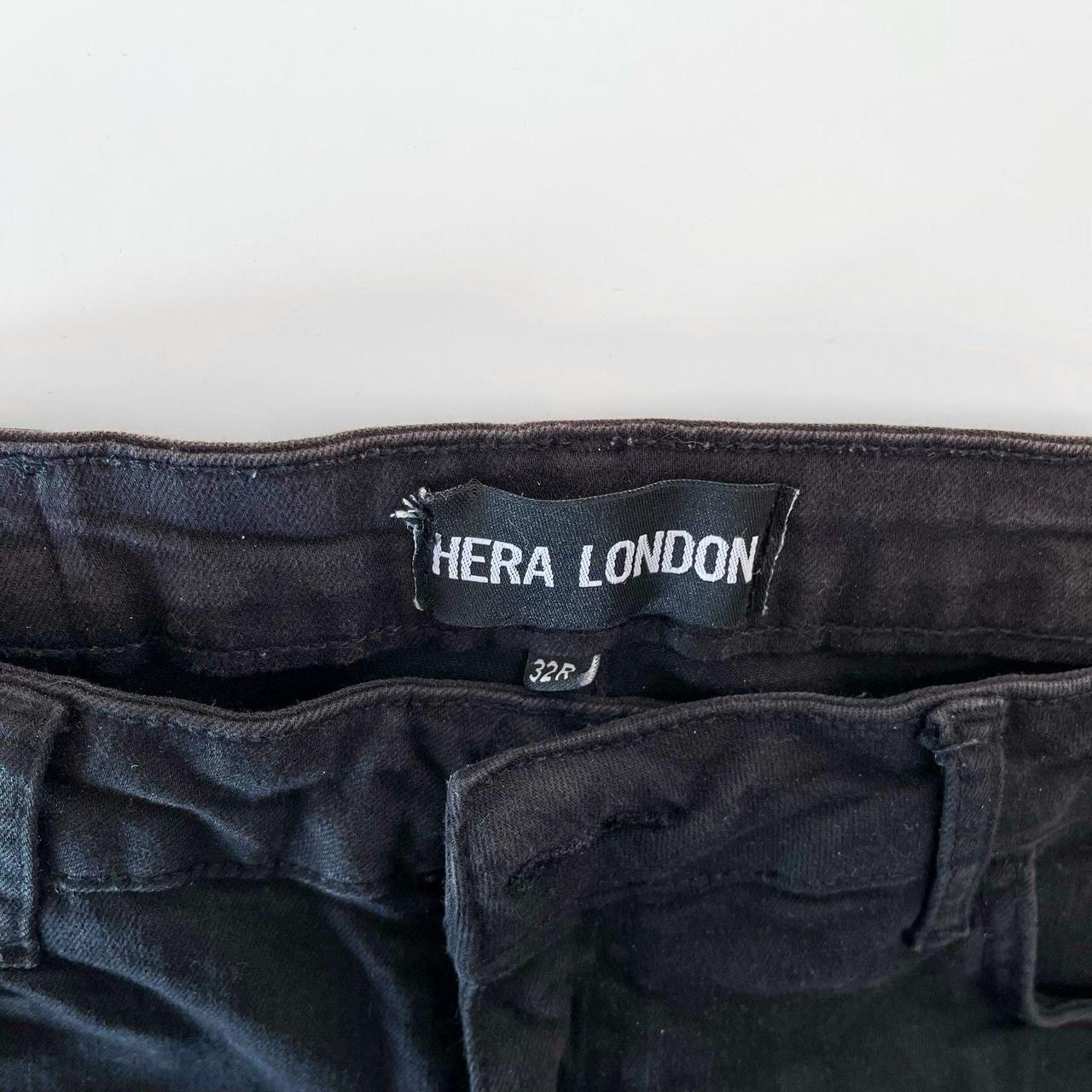 Hera London Mens Black Skinny Denim Jeans - 32R -... - Depop