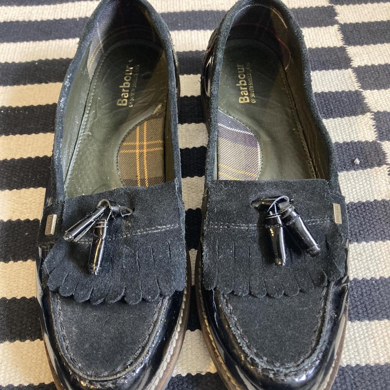 Barbour olivia loafers sales black