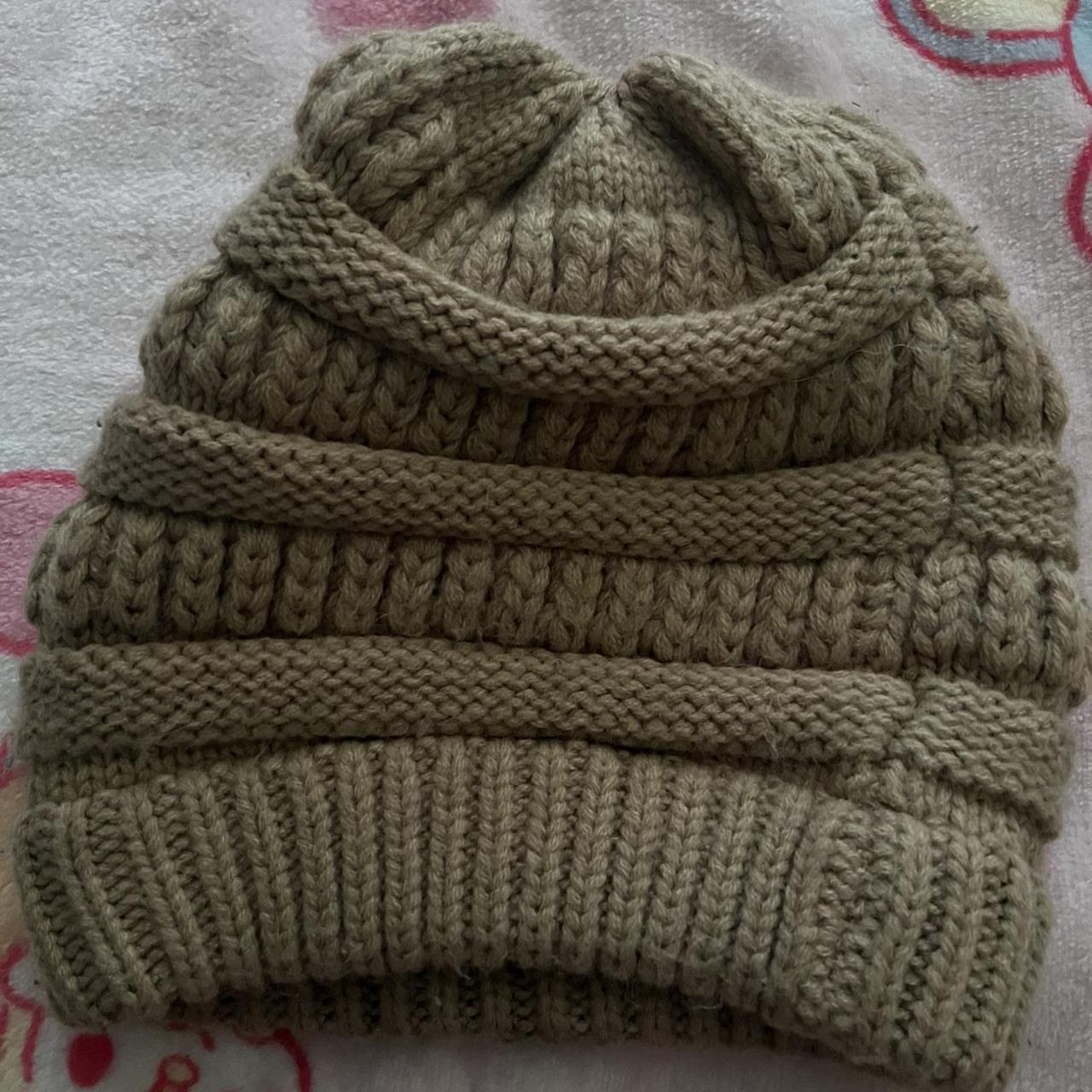tan nike beanie