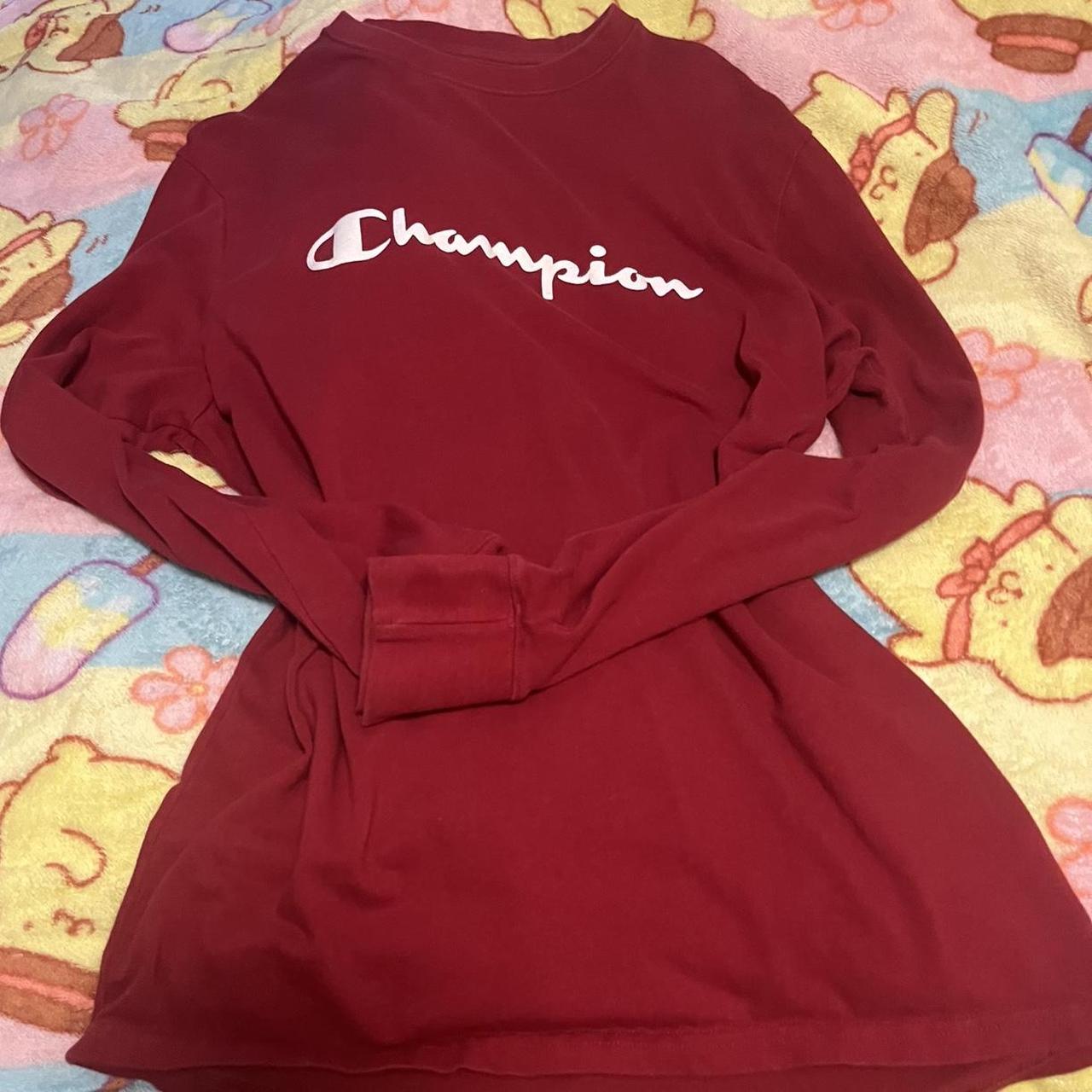 maroon champion long sleeve