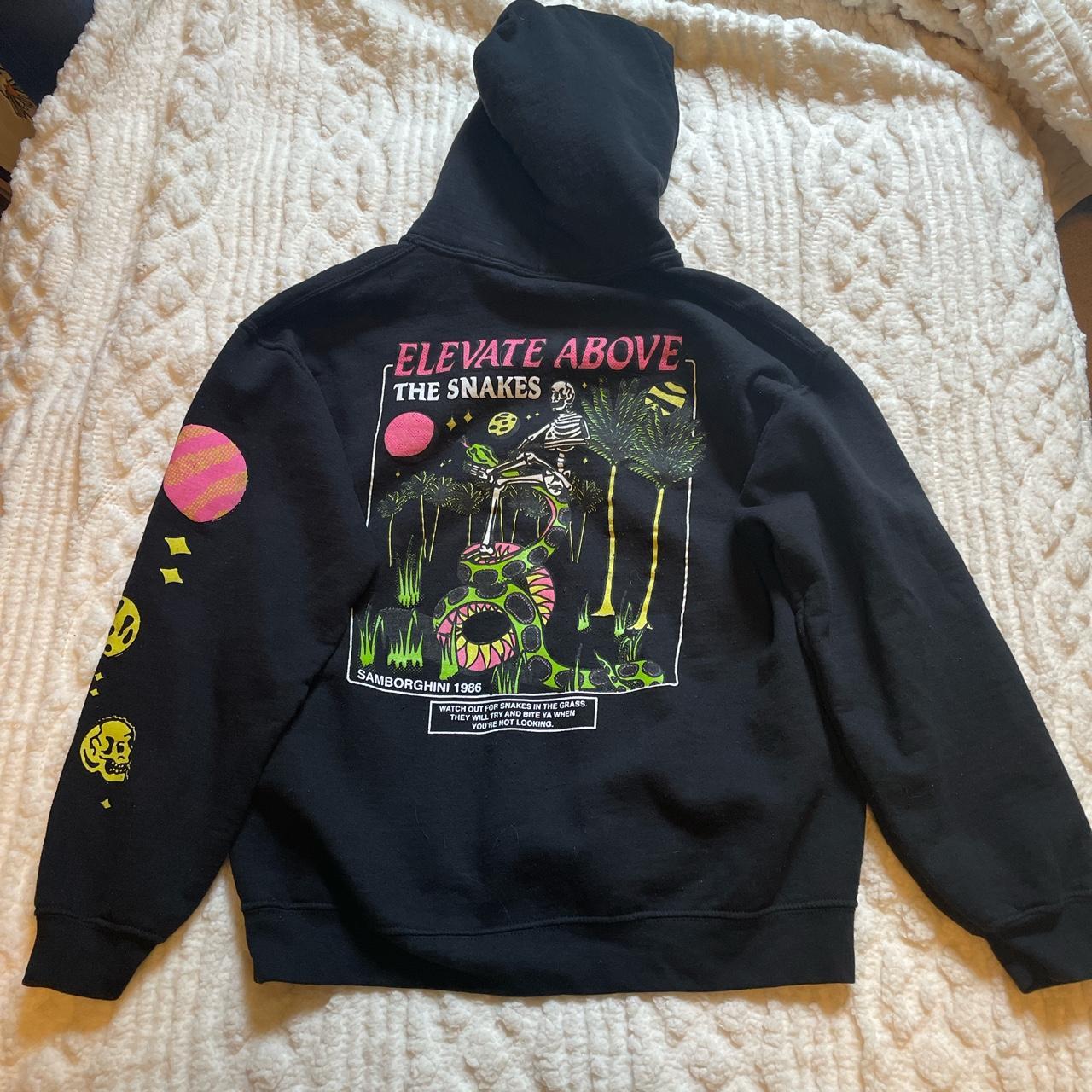 graphic hoodie “Elevate above the Snakes