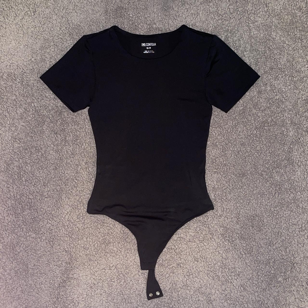 black contour bodysuit. - size S - brand is SWS... - Depop
