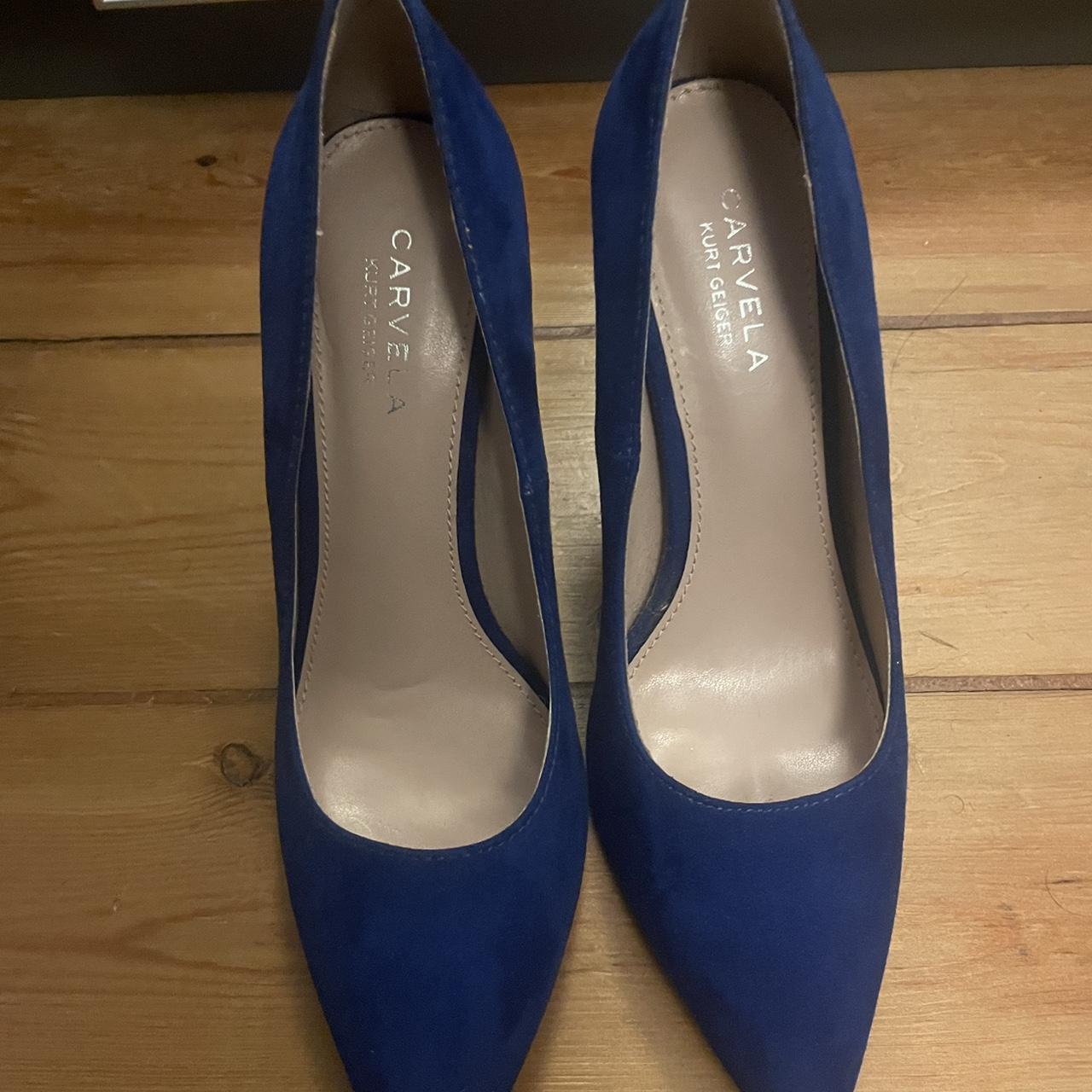 Carvela 2024 blue heels