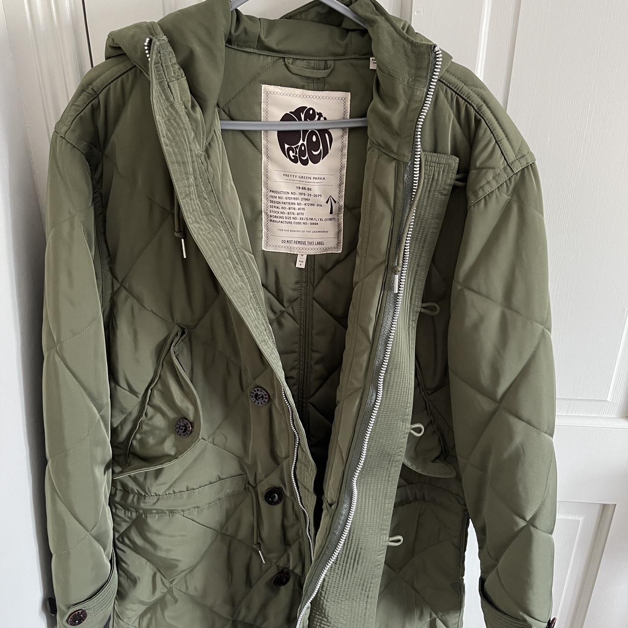Pretty GreenKhaki Award Quilted Parka, Size M, Worn, | Depop Pretty GreenKhaki Award Quilted Parka, Size M, Worn, | Depop