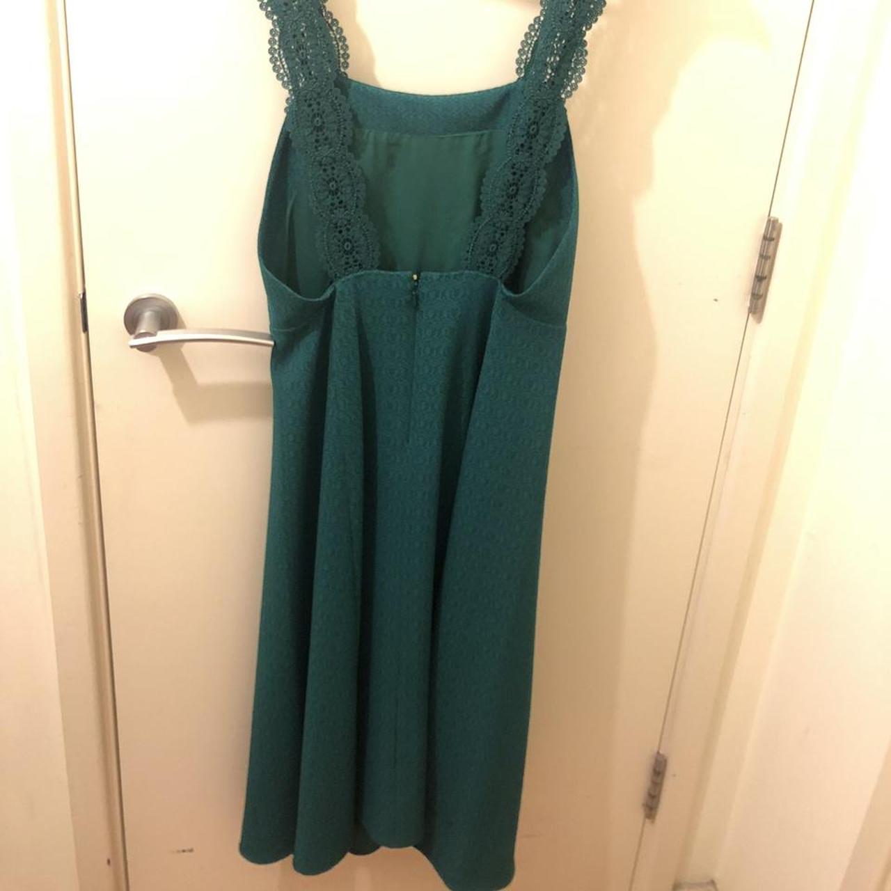 Never worn or altered Sézane Robe Edna green dress.... - Depop