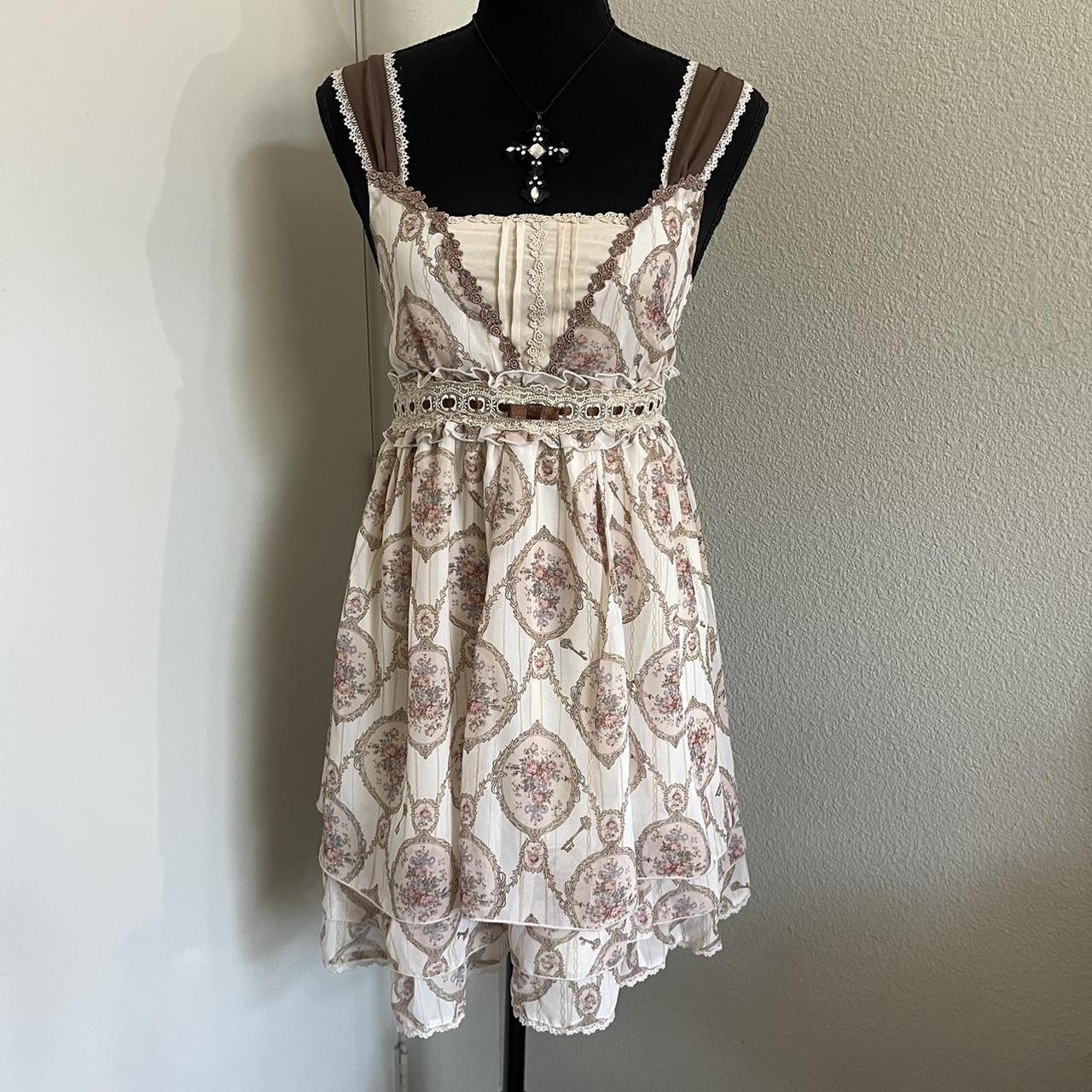 absolutely gorgeous coquette axes femme dress with... - Depop