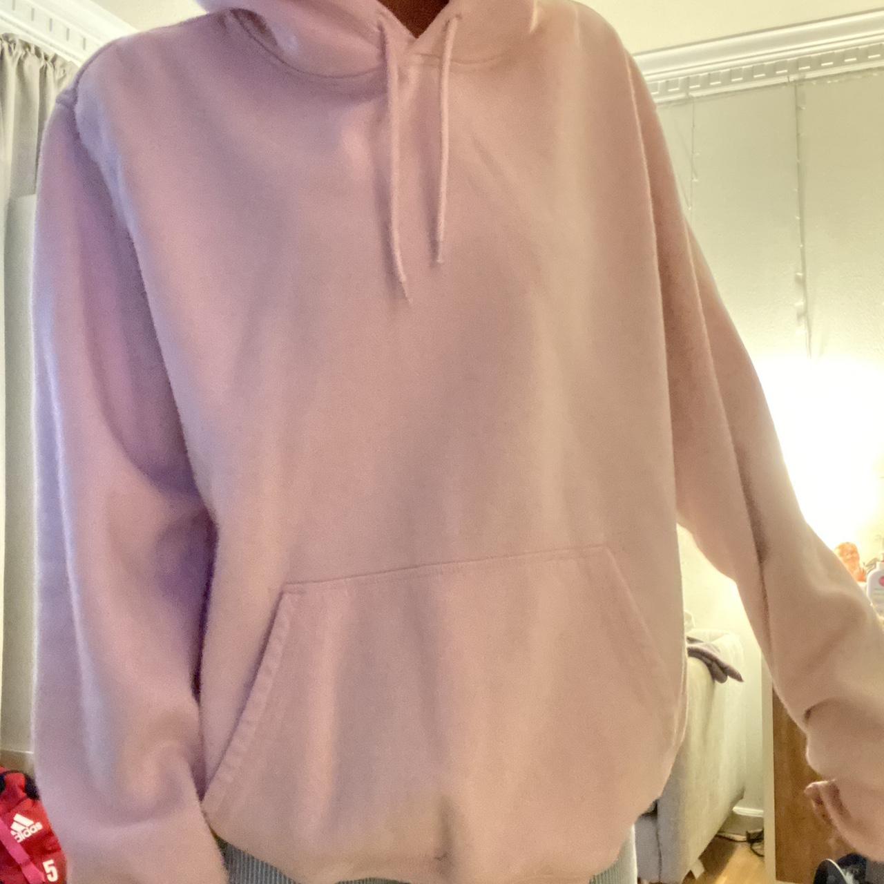 H&M pink hoodie size large Depop