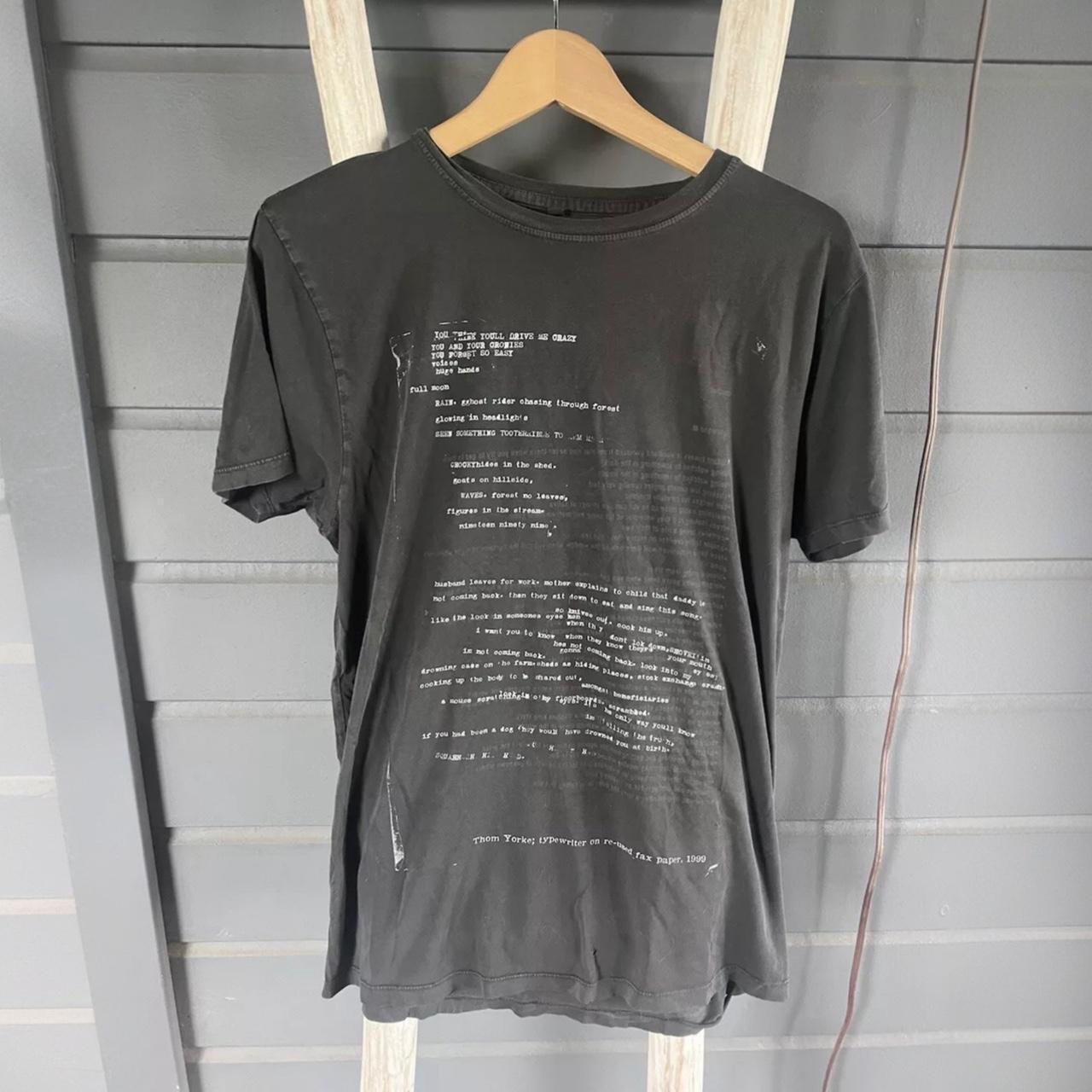 Thom Yorke HTML Radiohead W.A.S.T.E. 2019 Squash His outlets Head RARE Ltd Print T Shirt