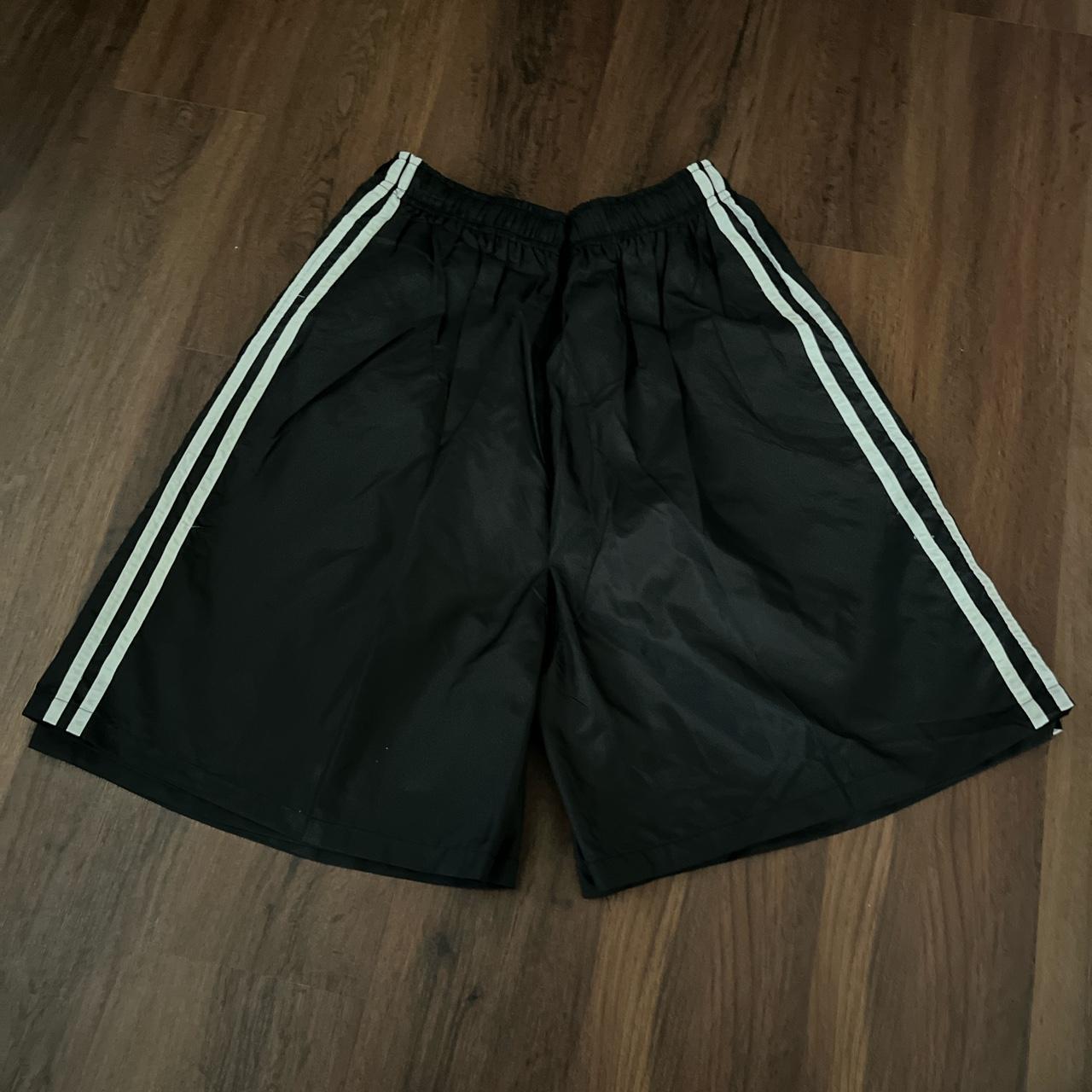 Balenciaga Men's Black and White Shorts | Depop