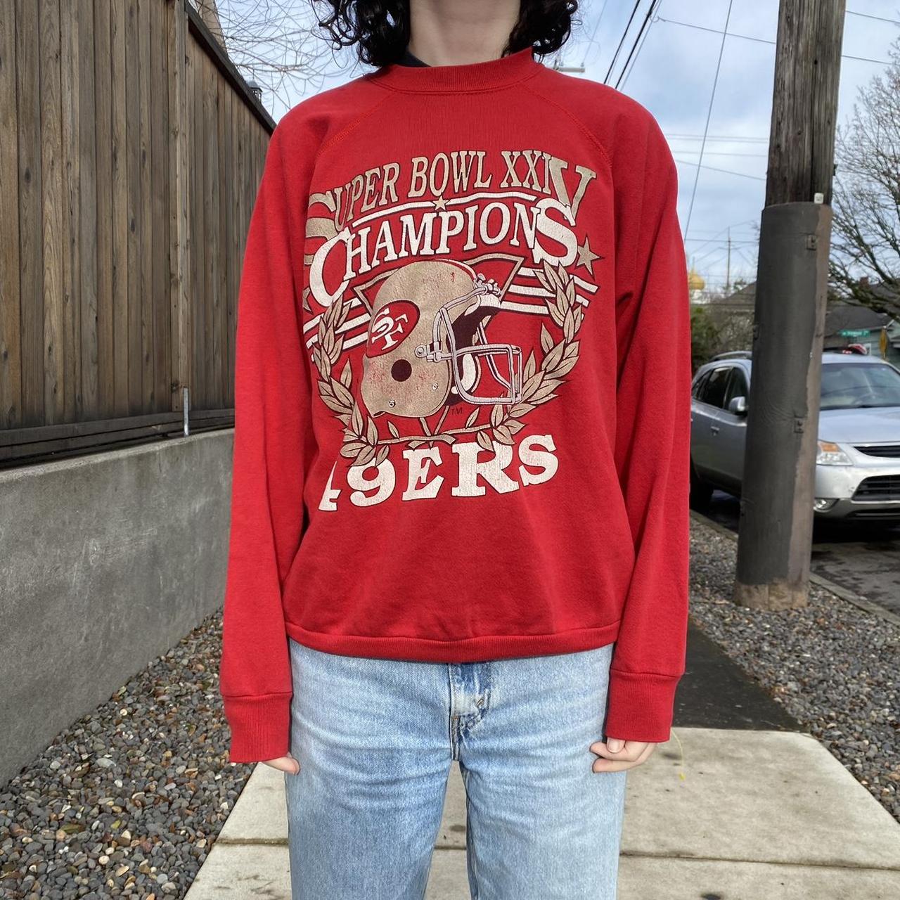 49ers retro sweatshirt