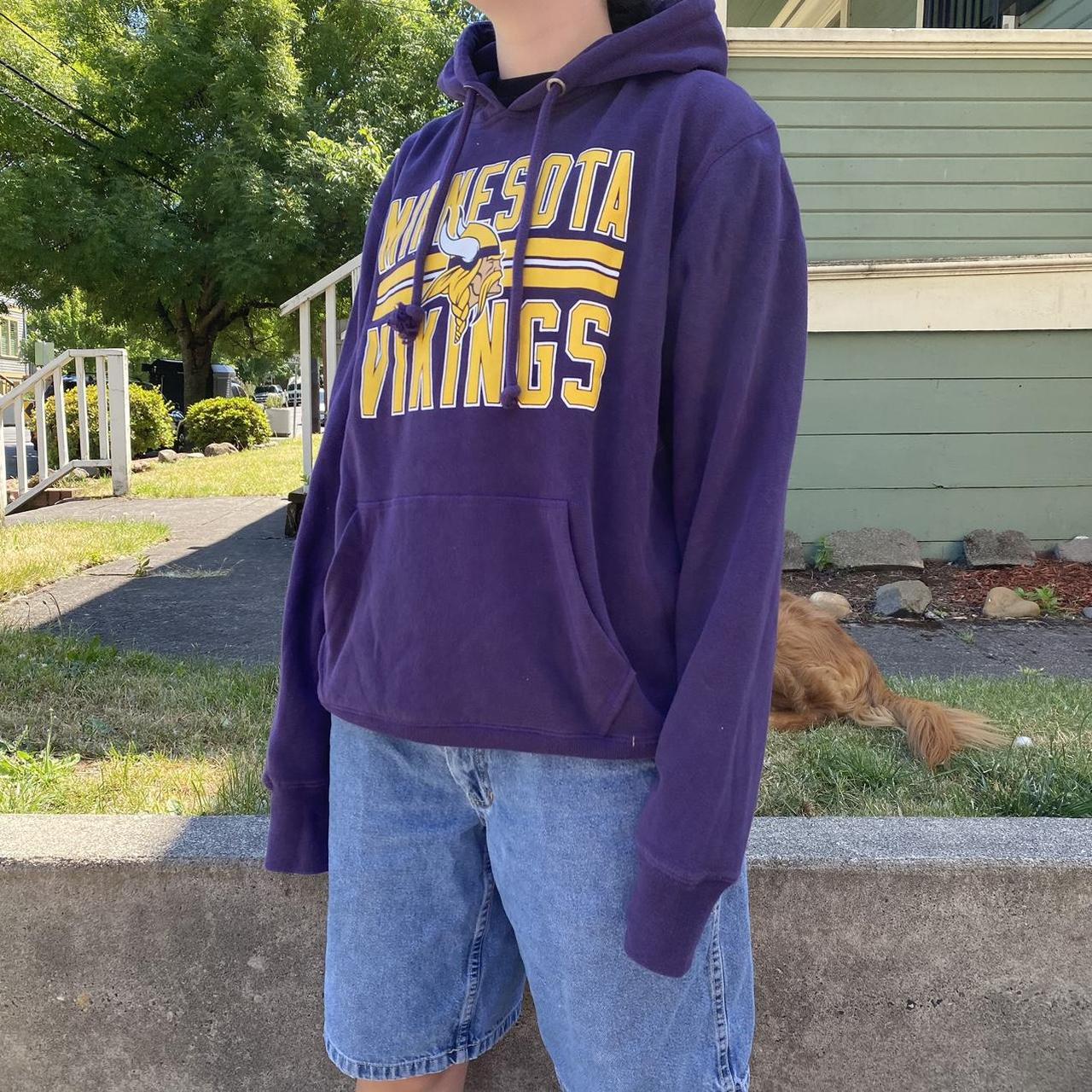 Vintage Purple Pride MN Vikings Sweatshirt Size - Depop